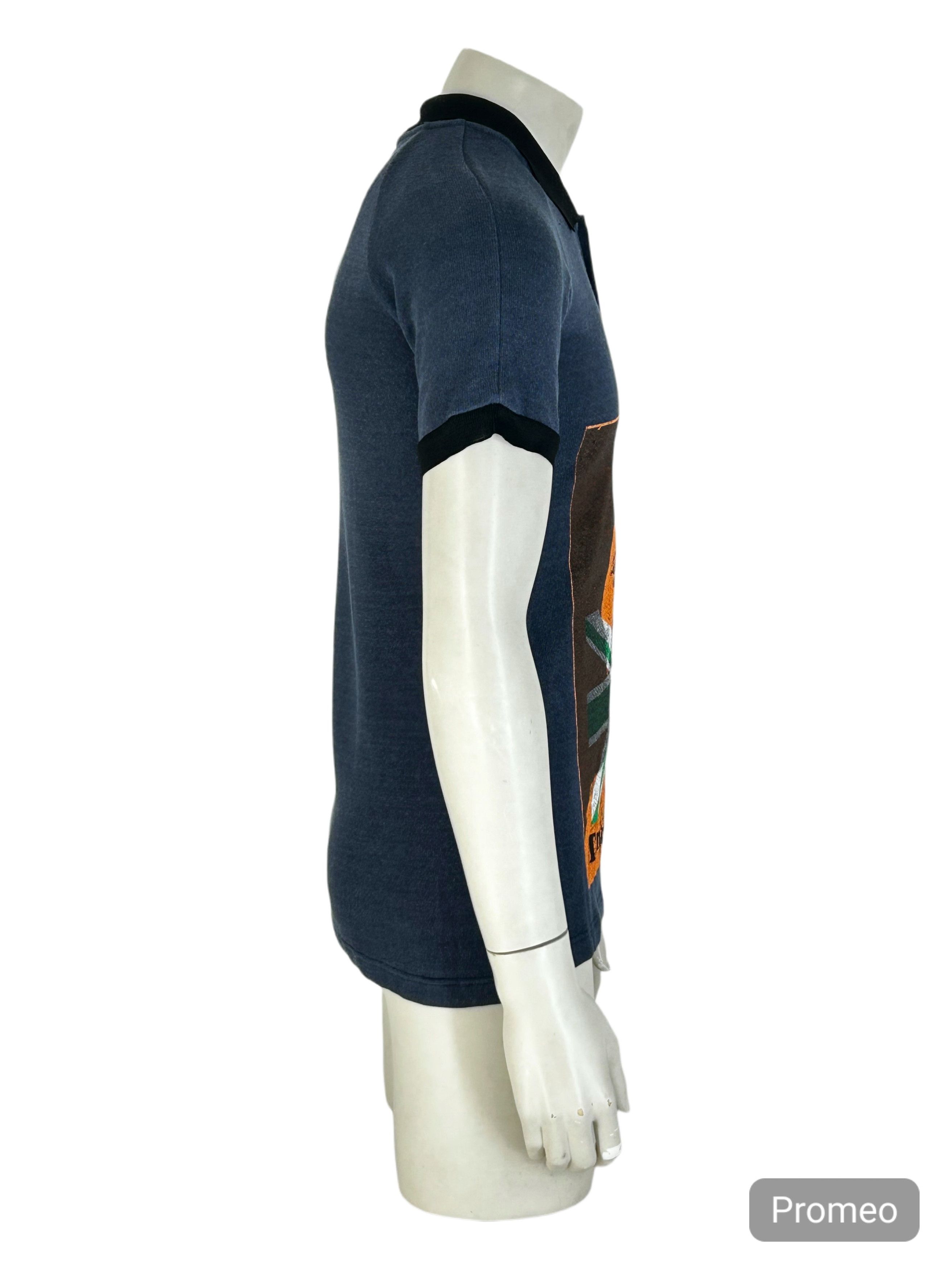 John Galliano John Galiiano Mixed Fabric 'Tandoori Chic Graphic Polo Size US XL / EU 56 / 4 - 2 Thumbnail