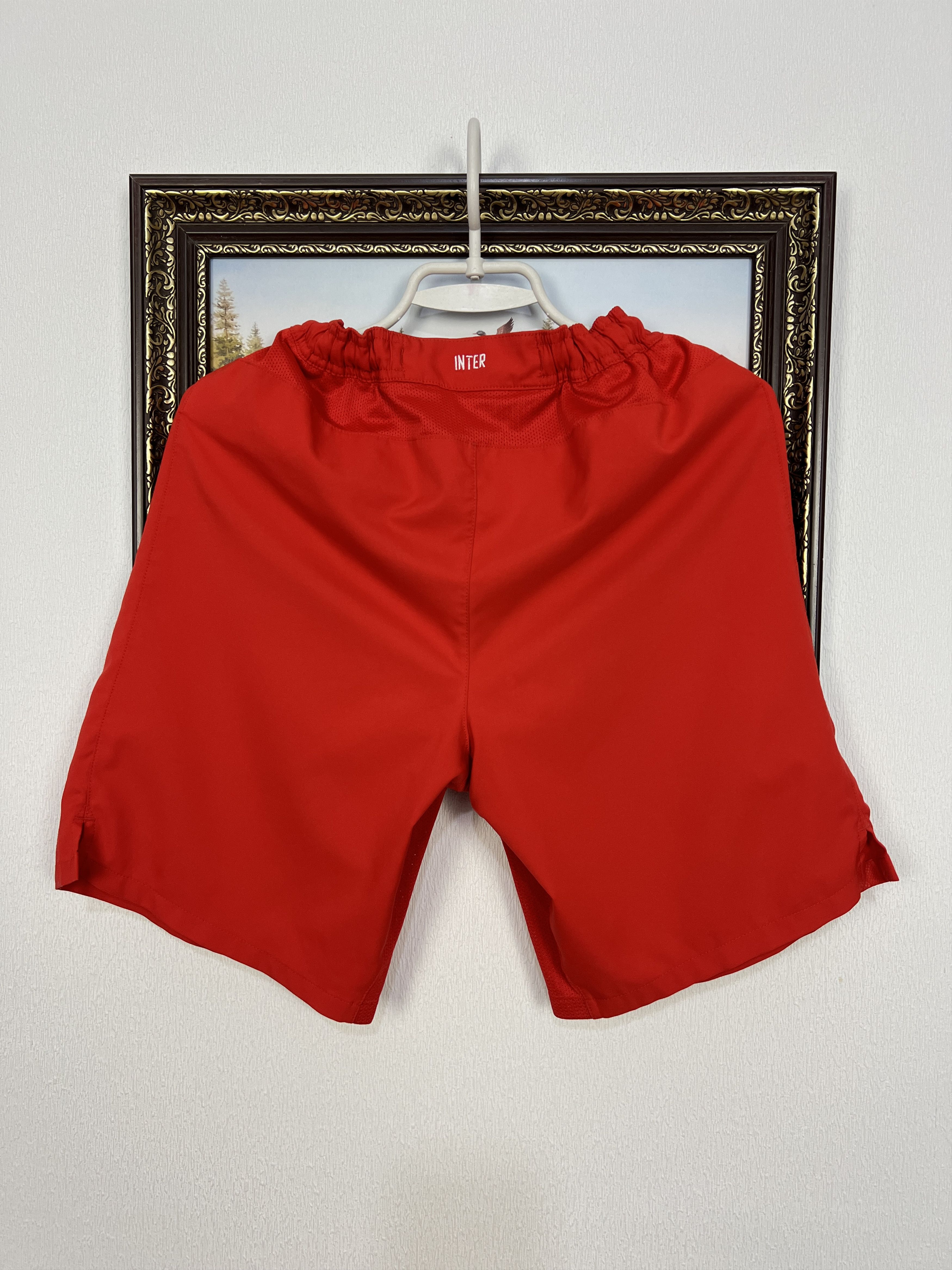 Nike Nike Inter Milan Football Shorts Soccer Red Mens Athletic M Size US 32 / EU 48 - 14 Thumbnail