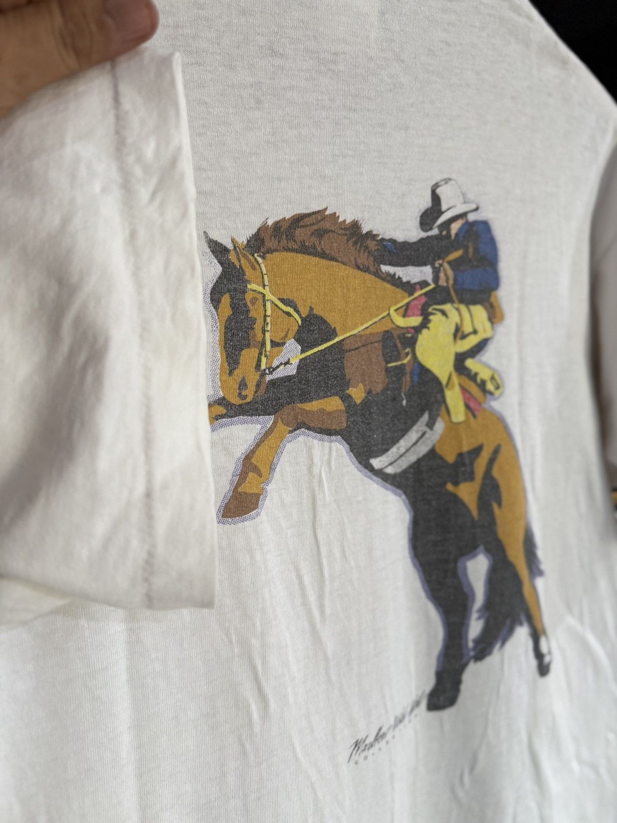 Marlboro Vintage 90s Marlboro Cowboy Man Wid West Collection Pocket T Size US XL / EU 56 / 4 - 5 Thumbnail