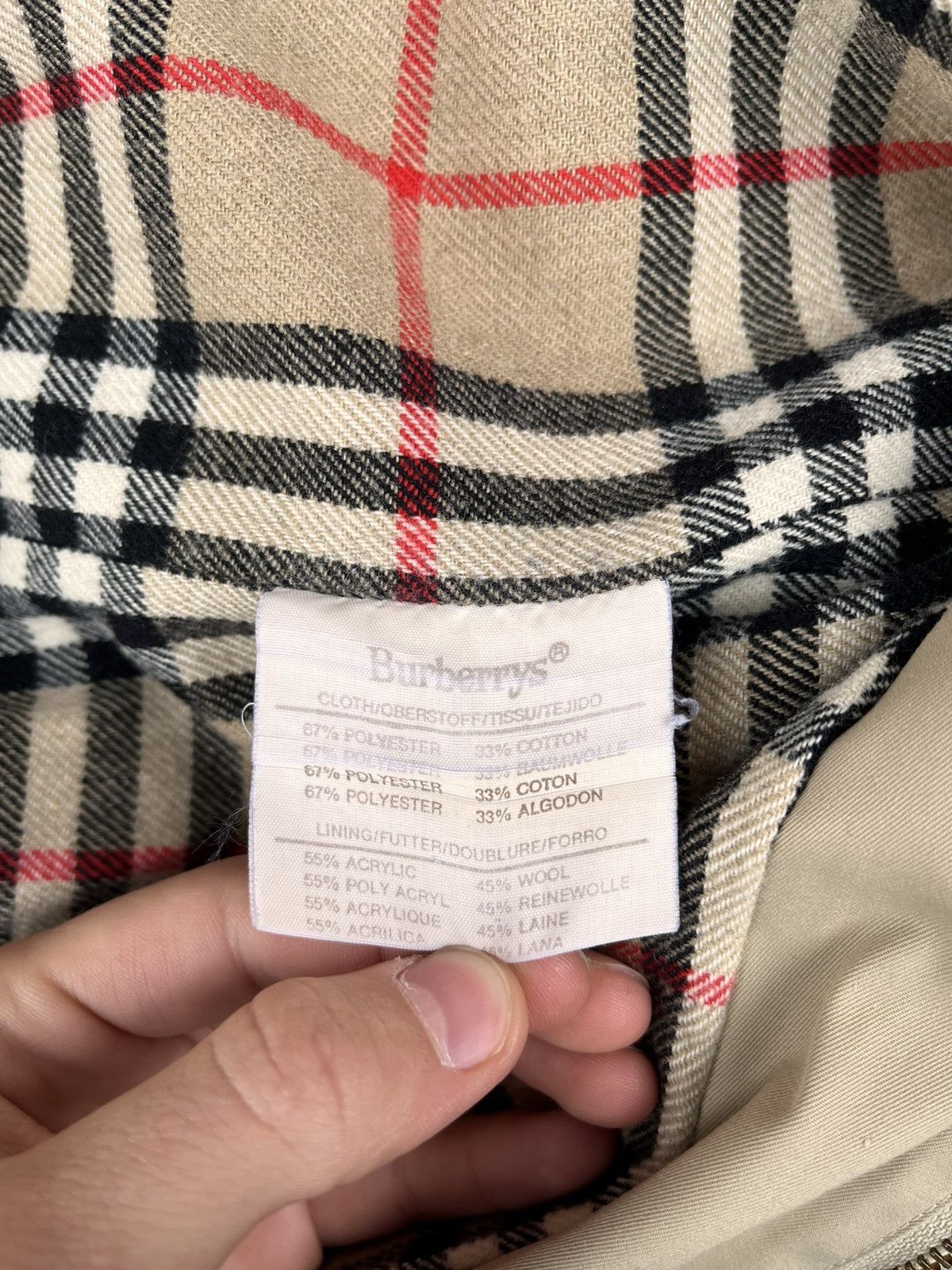 Burberry Vintage Burberry Nova Check Jacket Luxury Bomber Size US XL / EU 56 / 4 - 11 Thumbnail