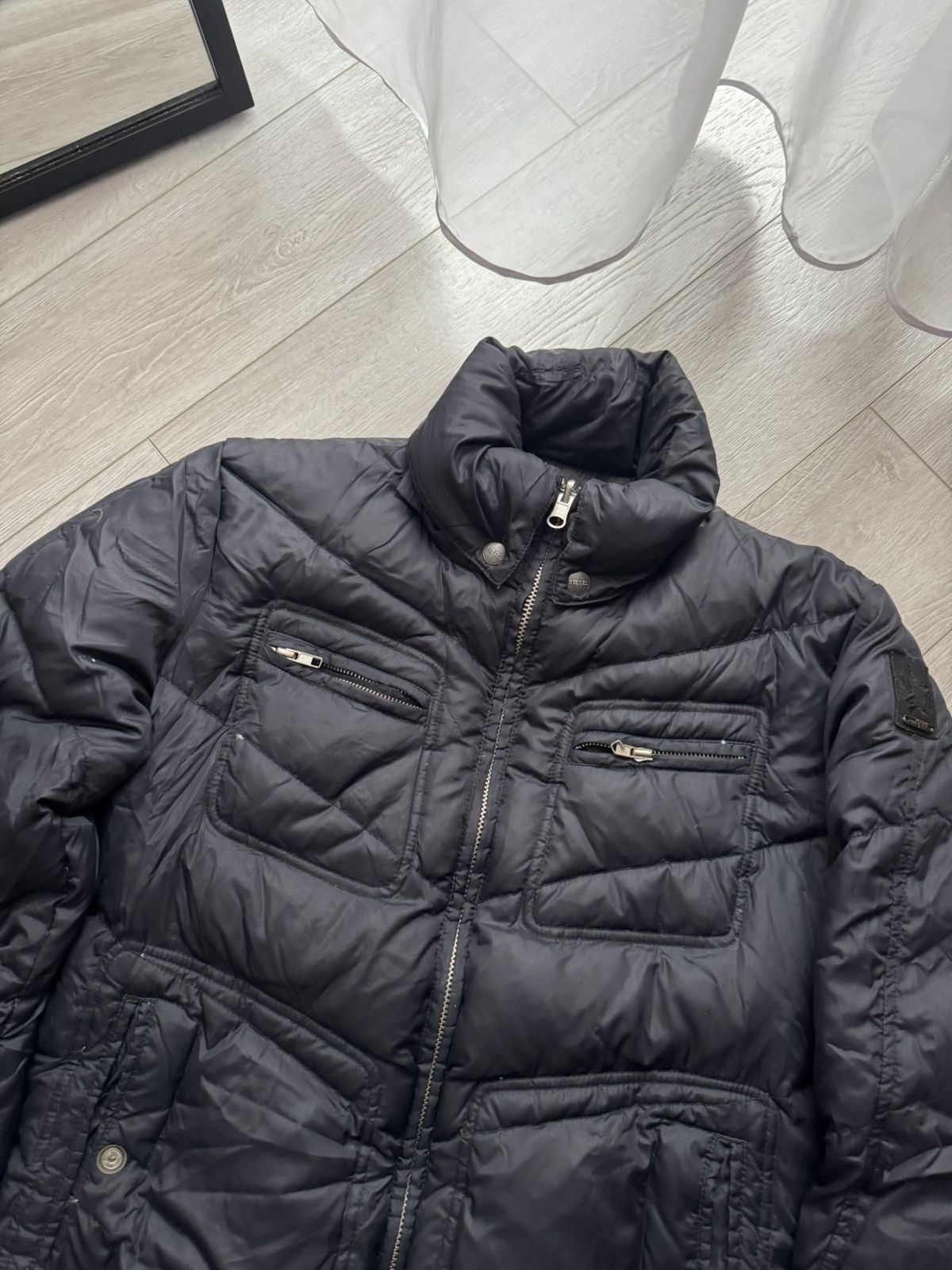 Diesel Diesel Padded Biker Bomber Zip Jacket Size US S / EU 44-46 / 1 - 2 Thumbnail