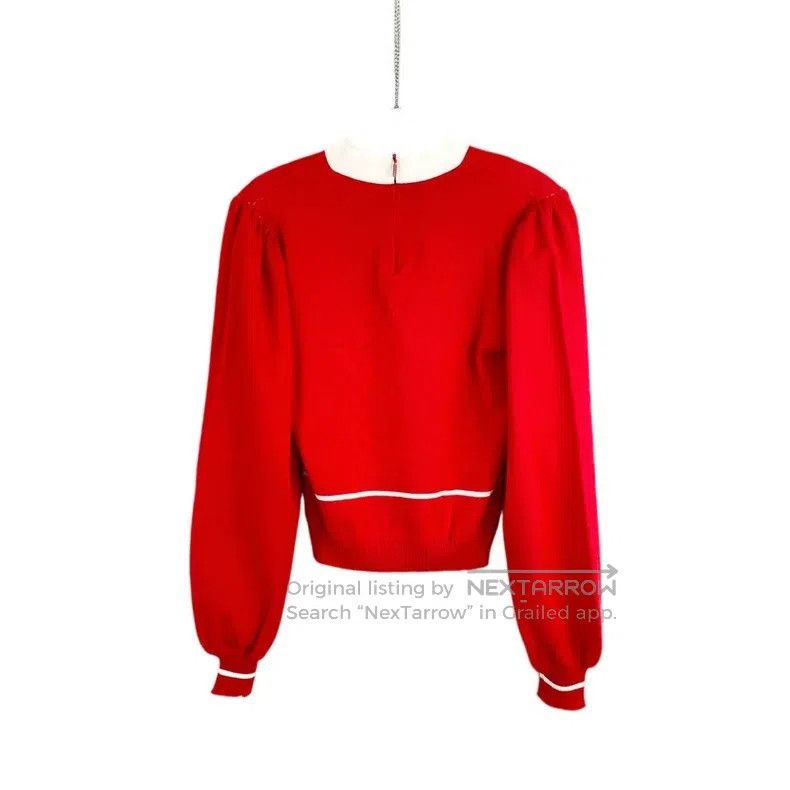 Gucci Gucci Double G puff sleeve bow sweater Size S / US 4 / IT 40 - 2 Thumbnail