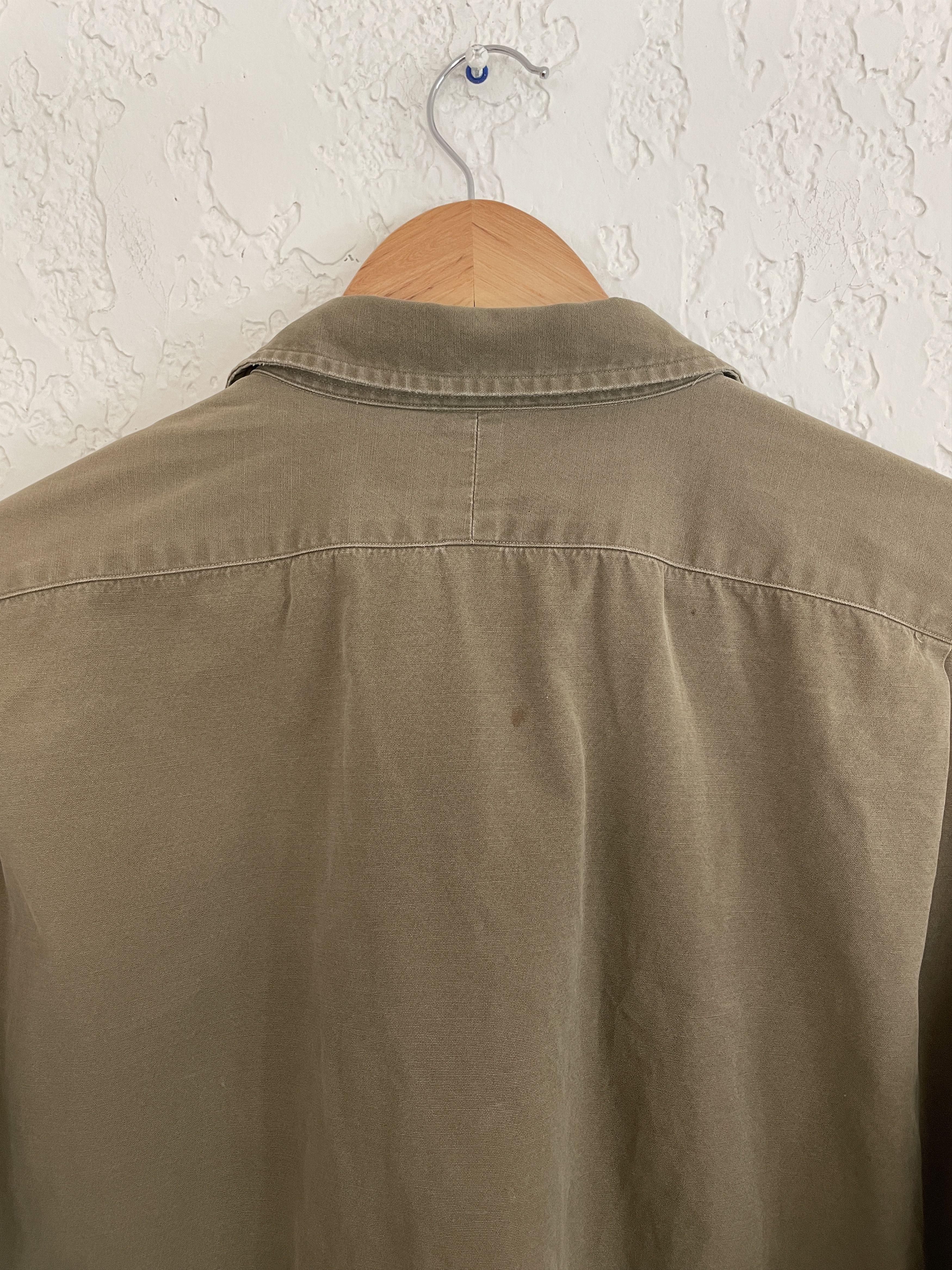 Polo Ralph Lauren 🔥 Polo Ralph Lauren® RARE 90s Military Button Work Shirt Size US XL / EU 56 / 4 - 5 Thumbnail