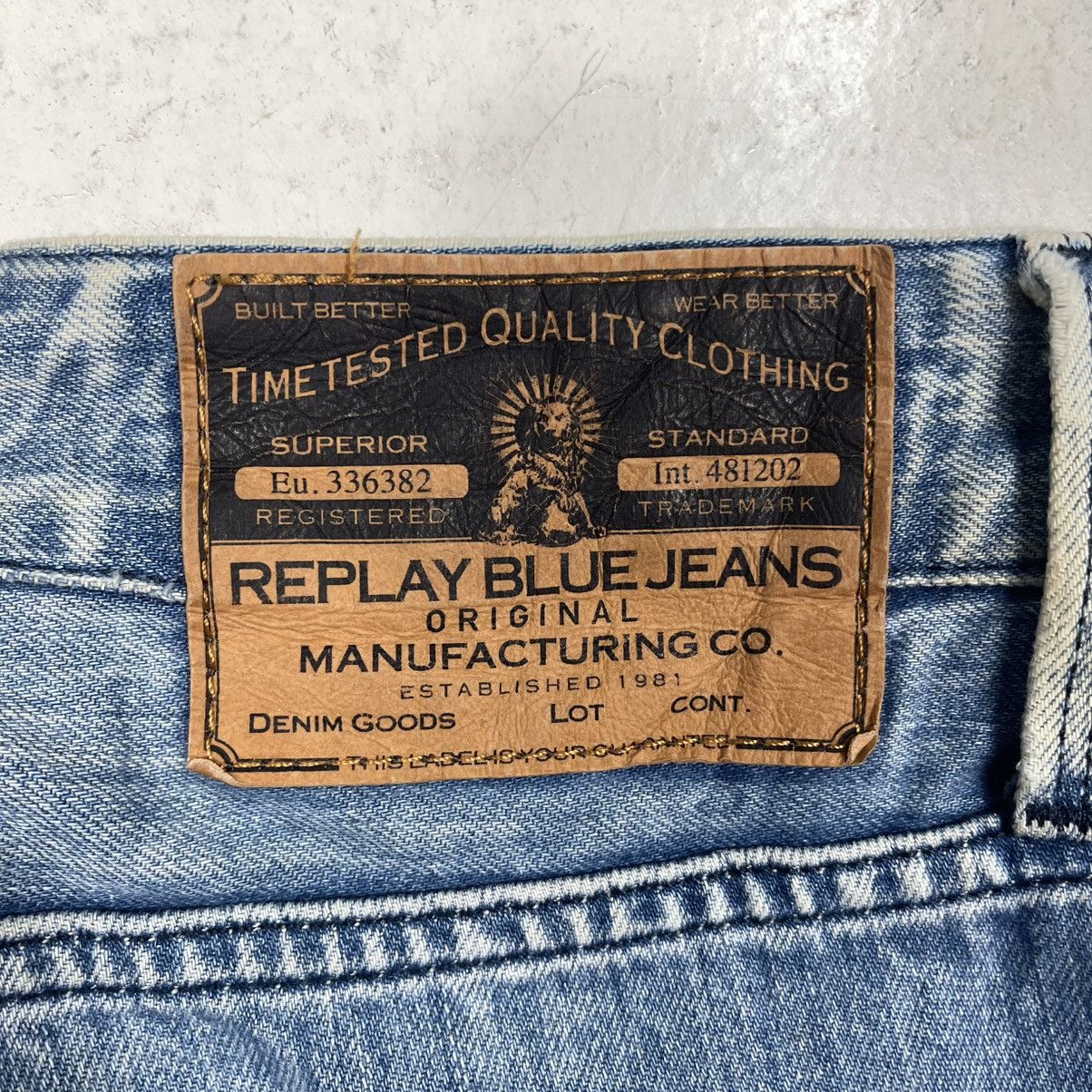 Replay Replay Distressed Zipper Fly Jeans W 36 Size US 36 / EU 52 - 20 Thumbnail