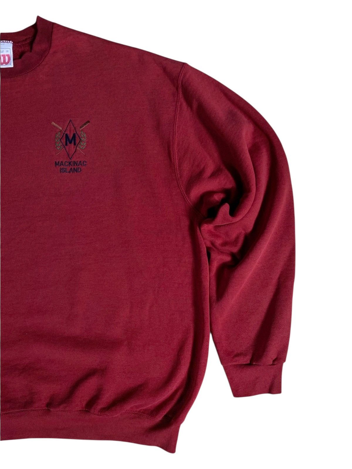 Wilson VINTAGE 90s WILSON MACKINAC ISLAND CREWNECK Size US XXL / EU 58 / 5 - 3 Thumbnail