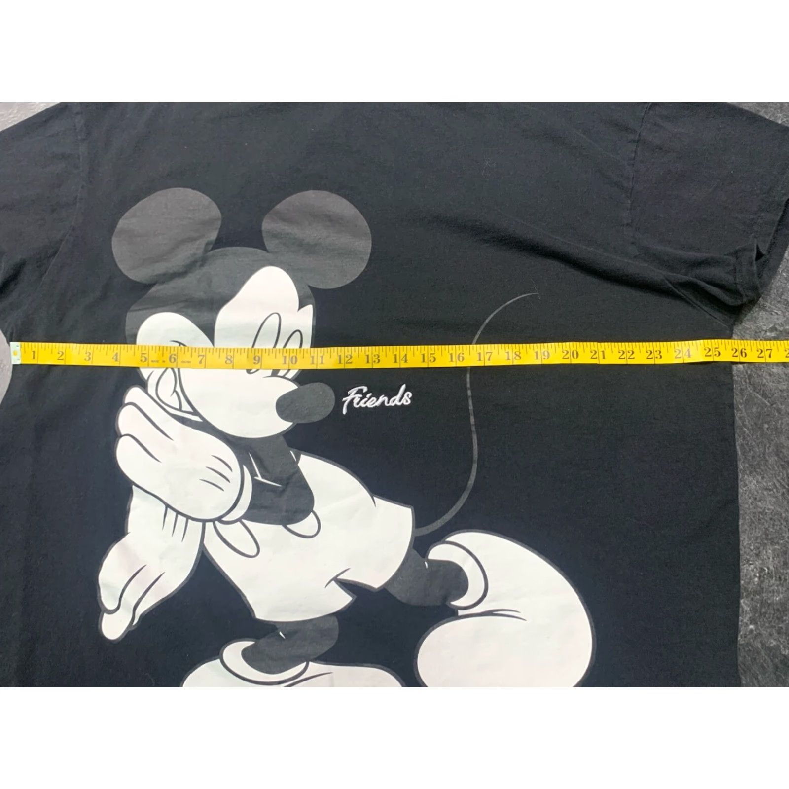 Disney Disney Shirt Mickey Mouse Friends Short Sleeve T-Shirt Womens XL Regular Black 100% Cotton Adults Women 18-20 Size XL / US 12-14 / IT 48-50 - 4 Thumbnail