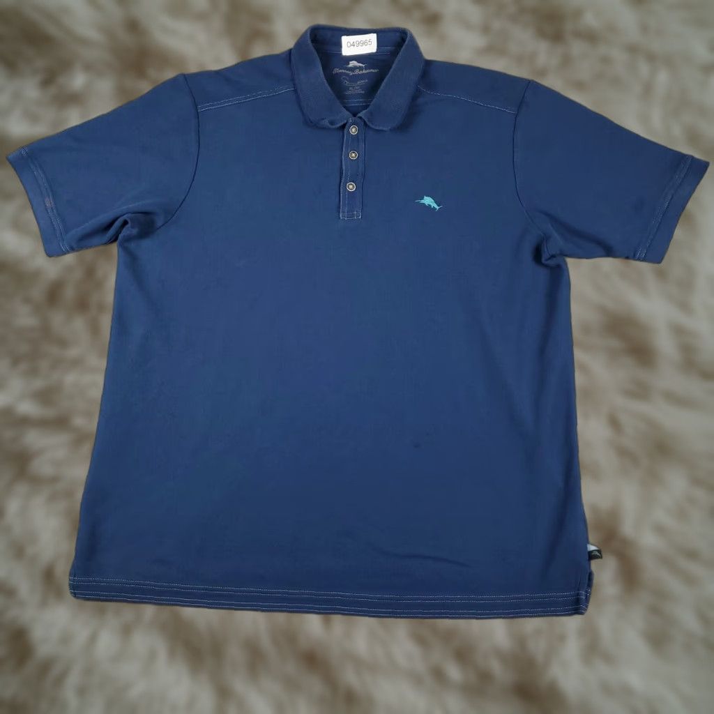 Tommy Bahama Tommy Bahama Polo Shirt Mens XL Blue Casual Short Sleeve Polo Shirt Casual Colorful Modern Preppy Sports Mens Size US XL / EU 56 / 4 - 1 Thumbnail