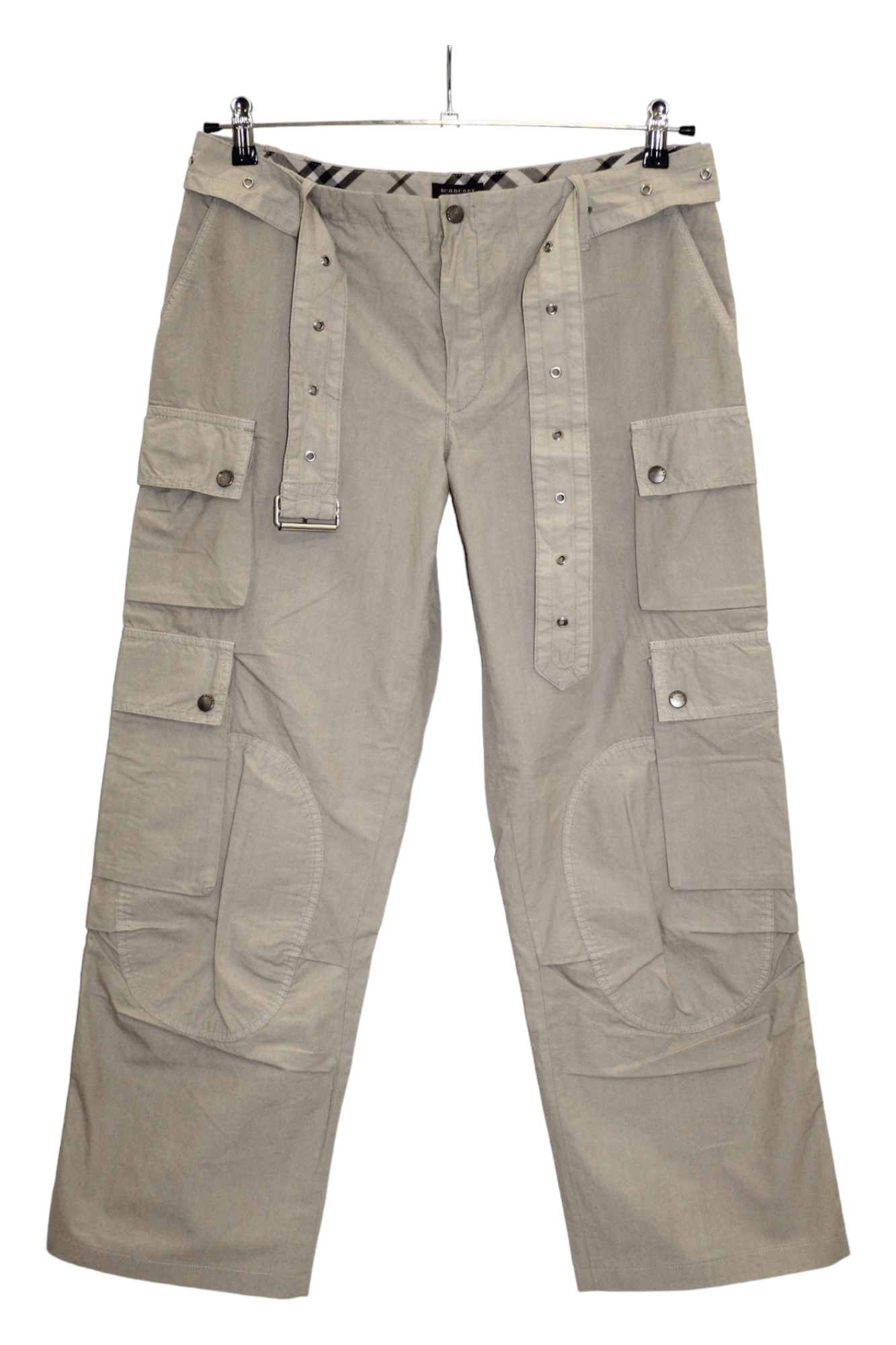 Burberry Burberry London Belted Multipockets Wide-leg Parachute Pants Size US 32 / EU 48 - 1 Thumbnail
