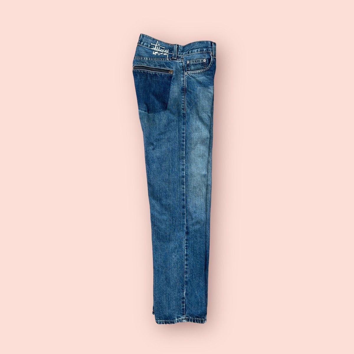 Stussy VINTAGE STUSSY JEANS STRAIGHT CUT WORKWEAR DENIM Size US 29 - 10 Thumbnail