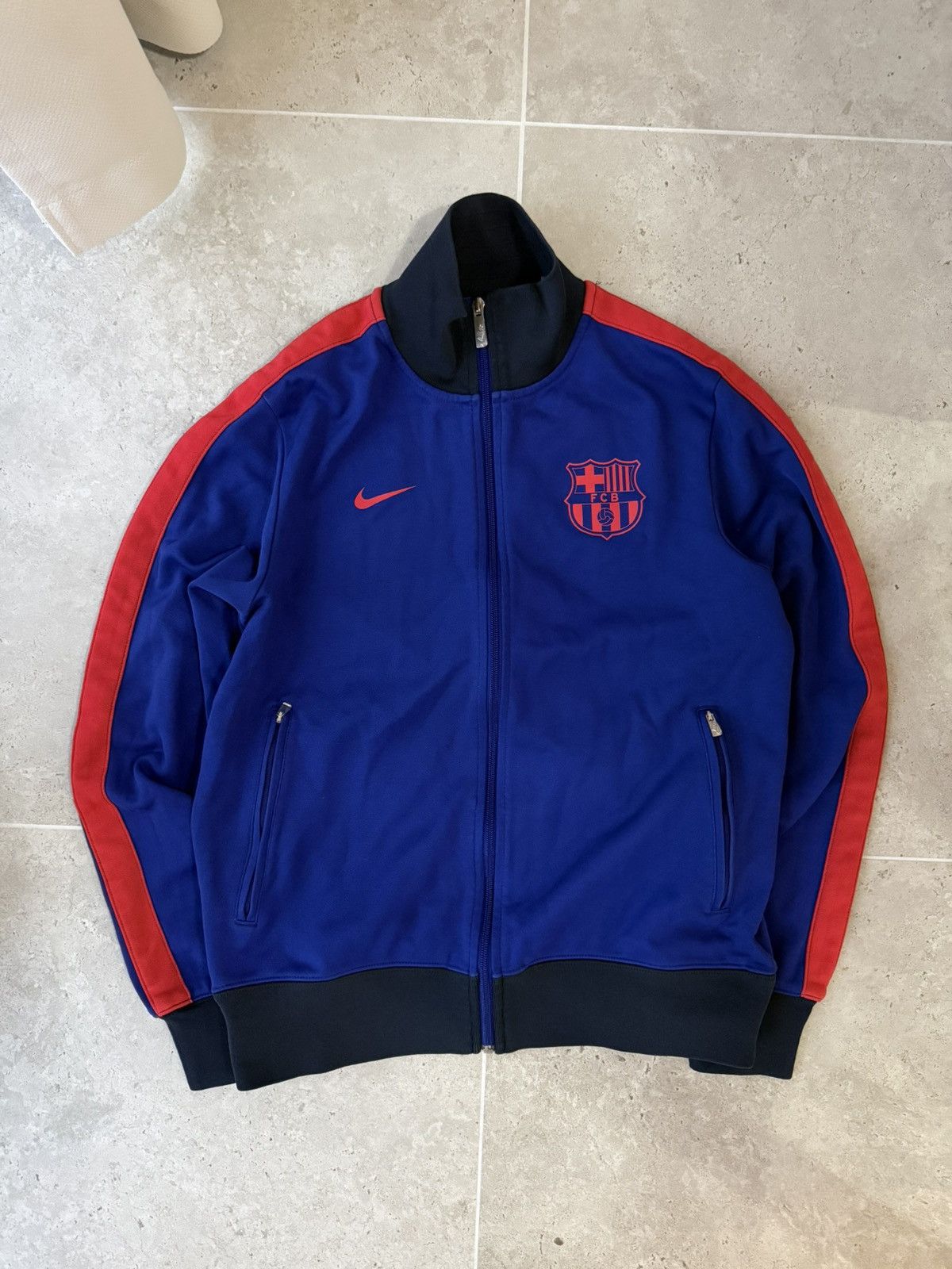 Nike Nike Barcelona Track Jacket Training Top Football Soccer Size US M / EU 48-50 / 2 - 1 Thumbnail