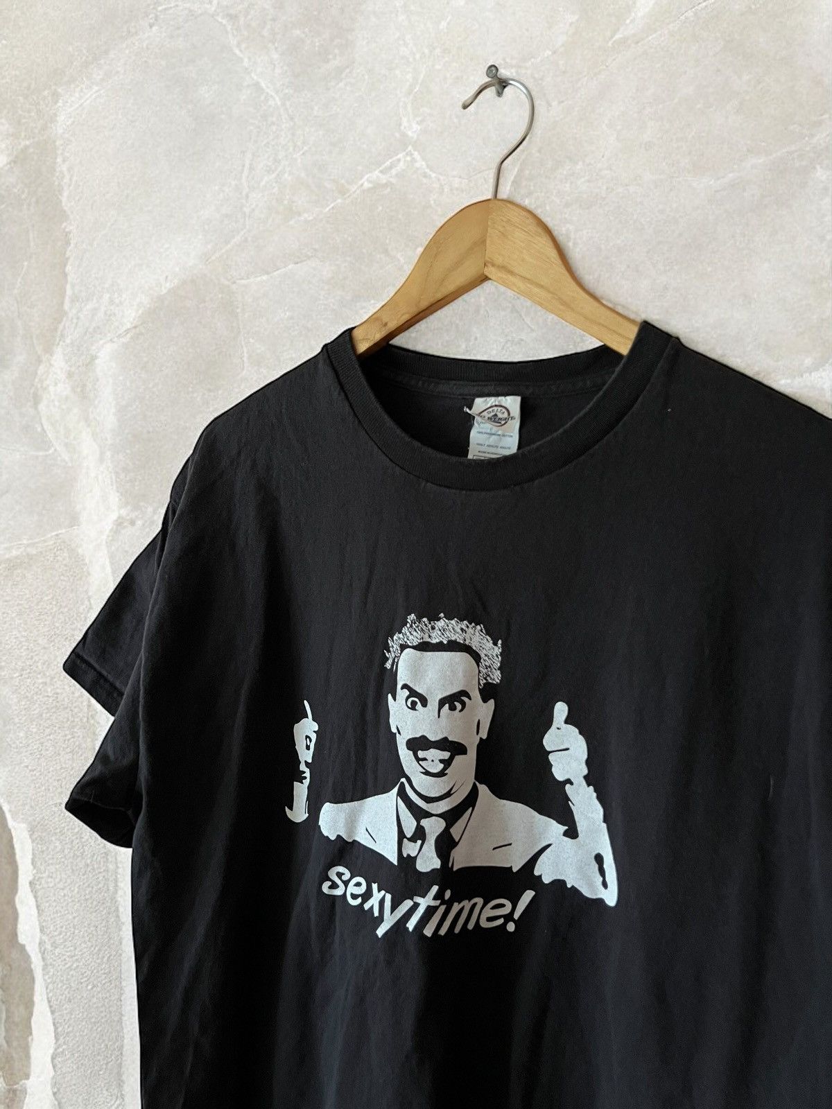 Band Tees × Vintage BORAT Movie "SEXYTIME!" 2006 VINTAGE tee T shirt comedy y2k Size US L / EU 52-54 / 3 - 4 Thumbnail