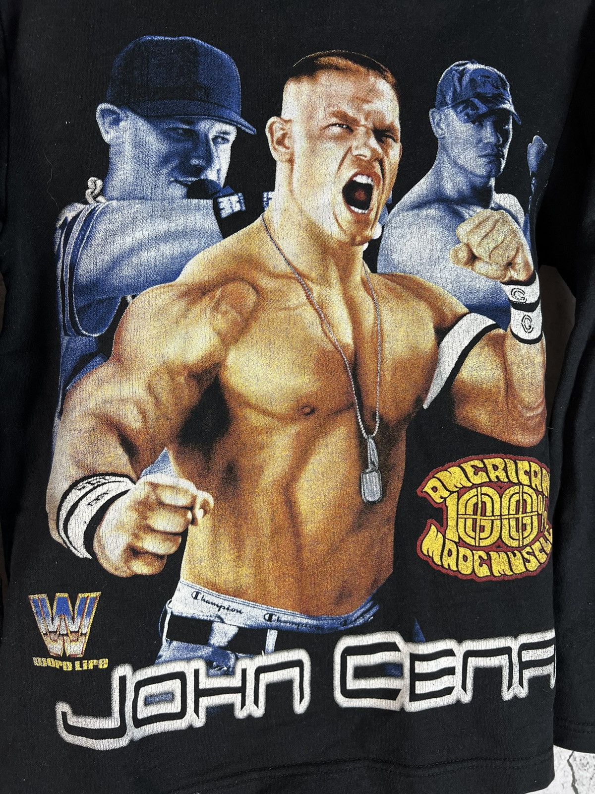 Vintage WWE Wrestling John Cena Skull Vintage Hoodie Size US S / EU 44-46 / 1 - 3 Thumbnail