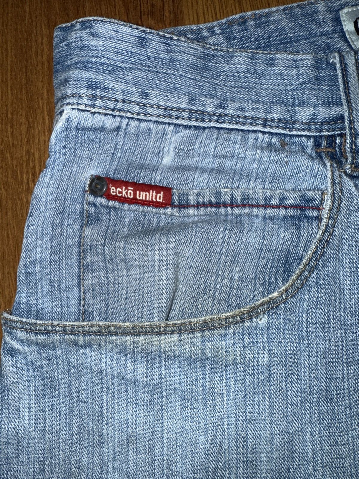 Ecko Unltd. patch work light blue foundry carpenter shorts Size US 36 / EU 52 - 4 Thumbnail