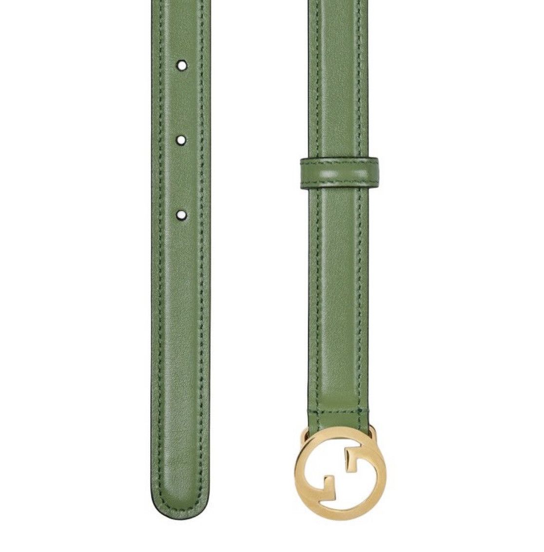 Gucci Gucci Blondie Leather Belt 723073 size 100 Size ONE SIZE - 2 Thumbnail