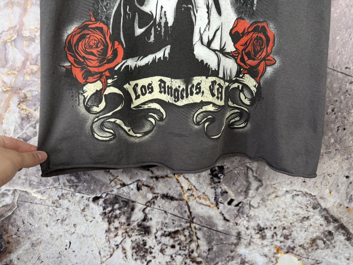 Gildan Guns N Roses Skull Graphic T Shirt Mens Grey Rock Band Tee Size US L / EU 52-54 / 3 - 8 Thumbnail