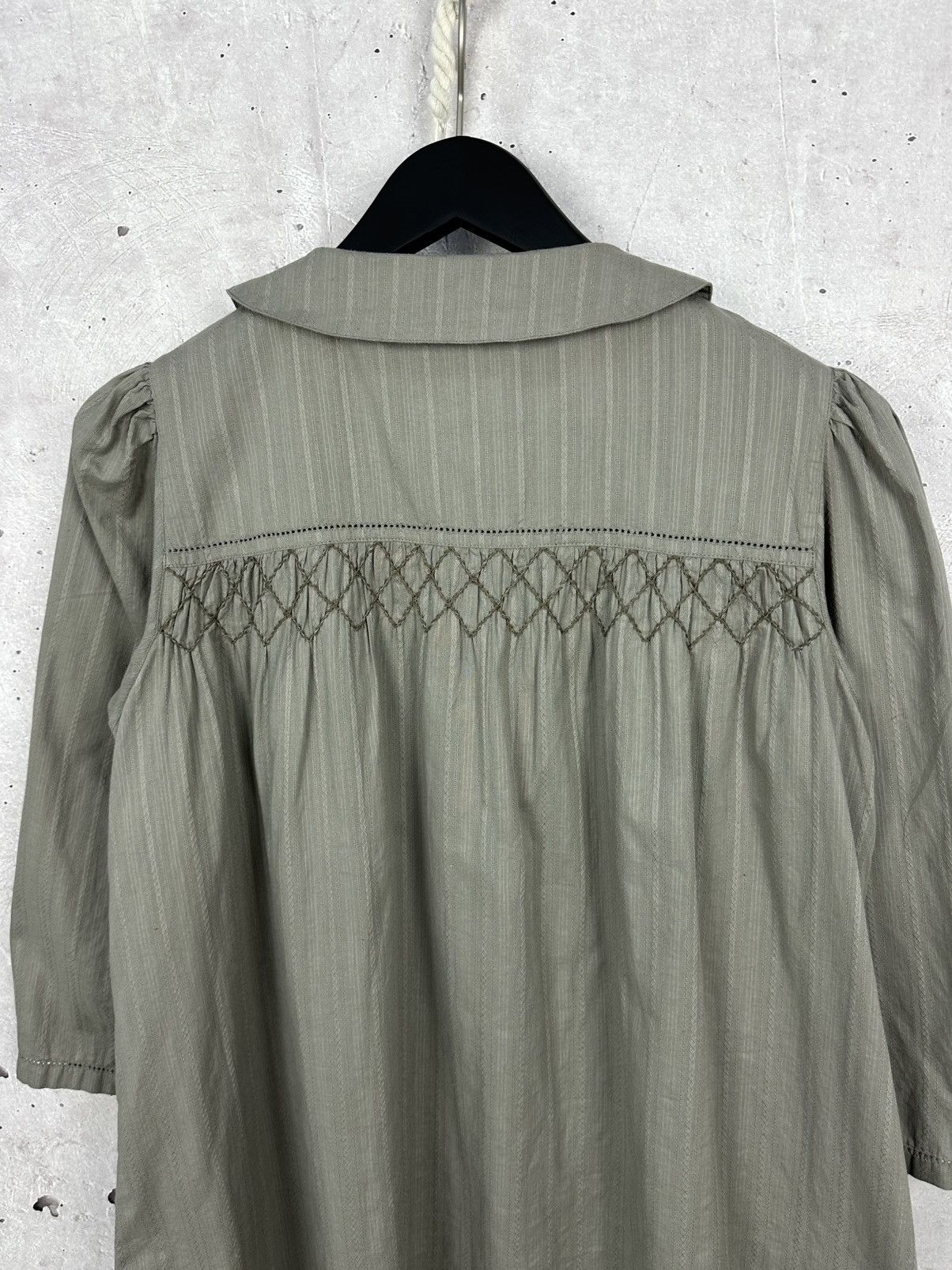 Designer Gudrun Sjoden Organic Cotton 1/4 Sleeve Blouse Size M / US 6-8 / IT 42-44 - 7 Thumbnail