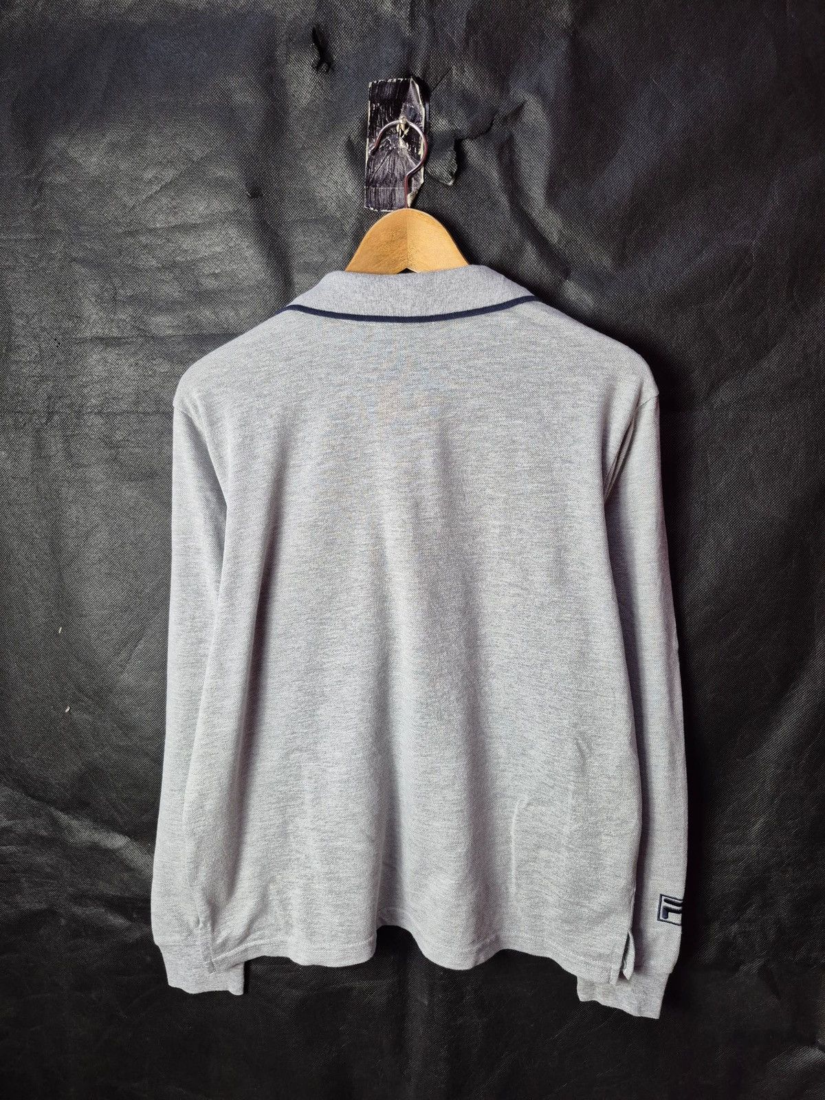 Fila 🔥 Fila Small Logo Longsleeves Polo Tee Casual Hooligan Size US M / EU 48-50 / 2 - 3 Thumbnail