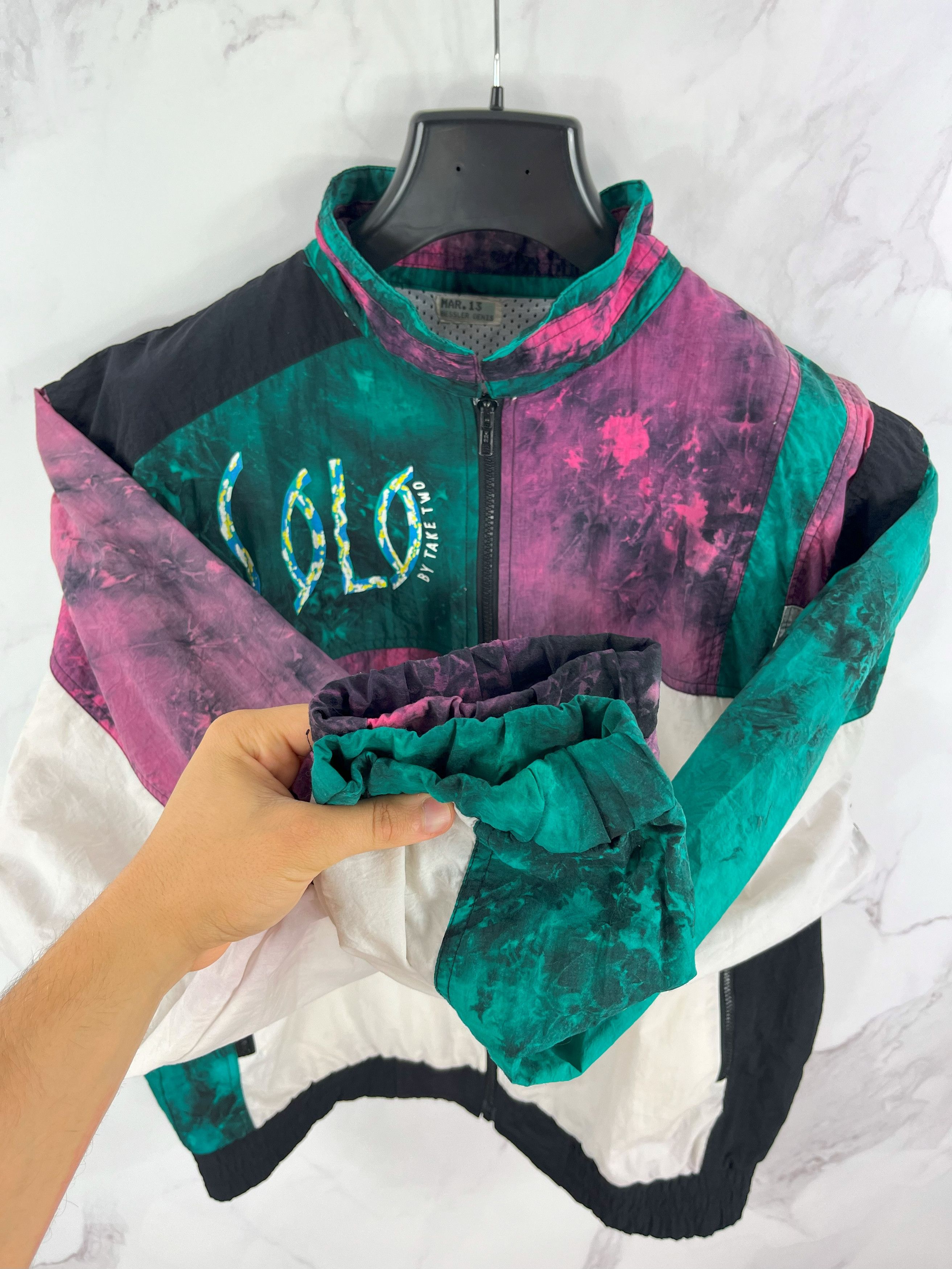 Other Vintage Take Two Space Colourblock Retro Track Jacket Size US M / EU 48-50 / 2 - 11 Thumbnail