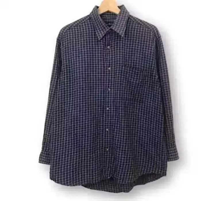 Flannel Aqua Blues Plaid Tartan Flannel Shirt Size US M / EU 48-50 / 2 - 1 Thumbnail