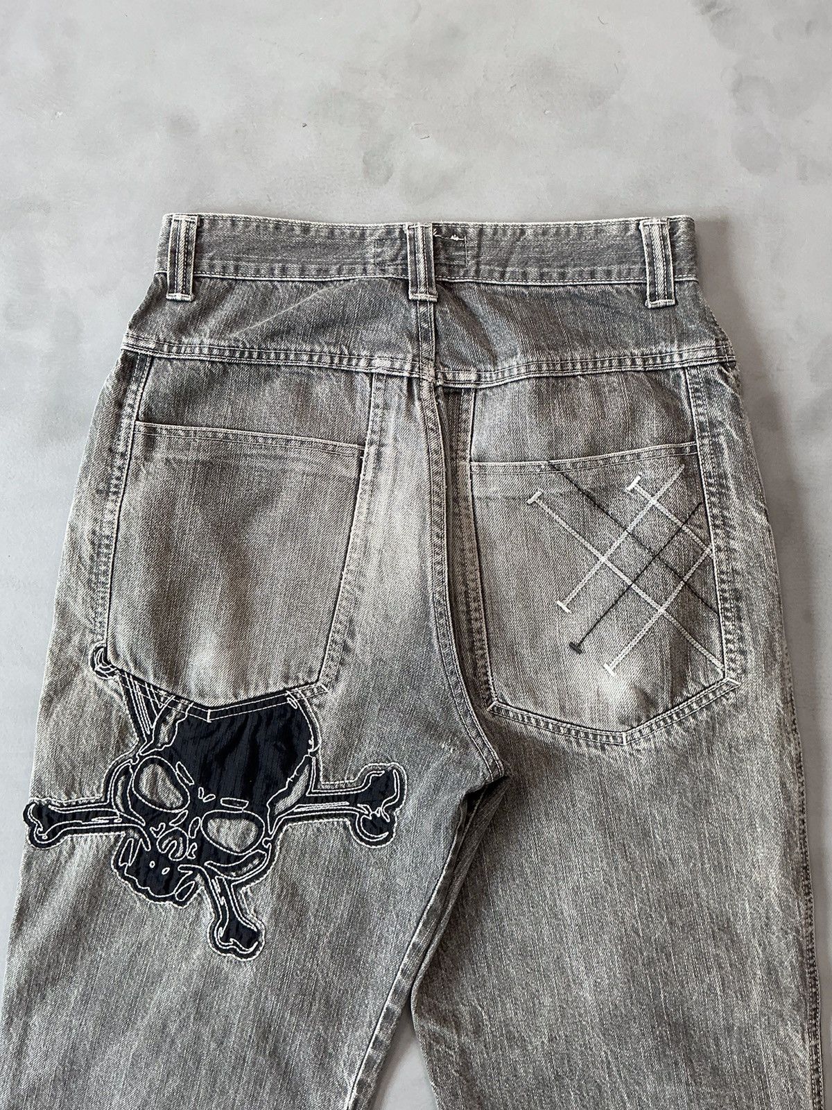 Other Vintage hip hop embroidered denim Size US 30 / EU 46 - 15 Thumbnail