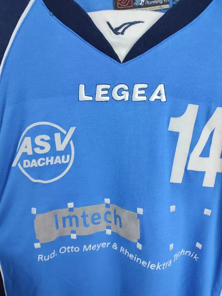 Vintage vintage Asv Dachau # 14 Legea FOOTBALL Kit SHIRT SOCCER Size US L / EU 52-54 / 3 - 8 Thumbnail