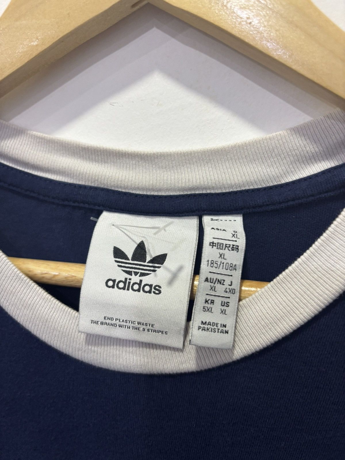 Adidas Adidas Ringer Tshirt Size US XL / EU 56 / 4 - 3 Thumbnail