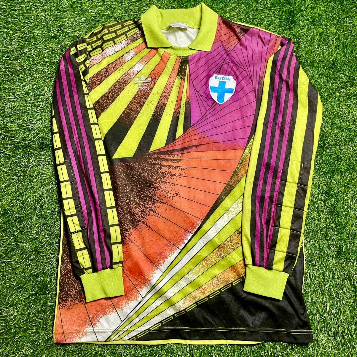 Adidas × Vintage Adidas Goalie Finland 1990 Soccer Jersey Size US M / EU 48-50 / 2 - 1 Thumbnail