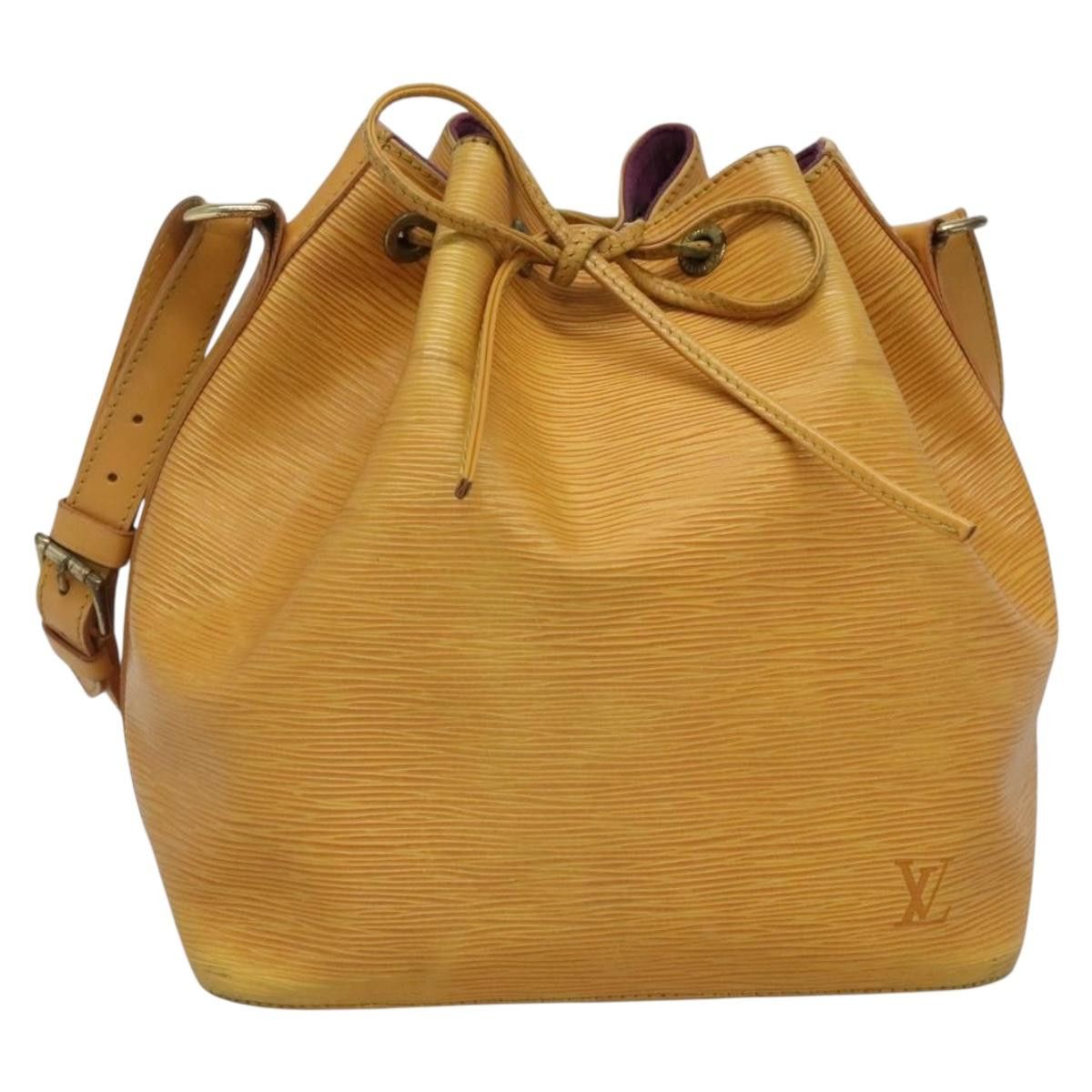 Louis Vuitton LOUIS VUITTON Epi Petit Noe Shoulder Bag Yellow M44109 Size ONE SIZE - 1 Thumbnail