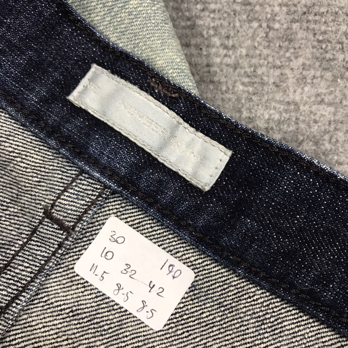 Number (N)ine NUMBER NIME LIGHT DENIM BUSHPANTS DISTRESS JEANS Size US 30 / EU 46 - 15 Thumbnail