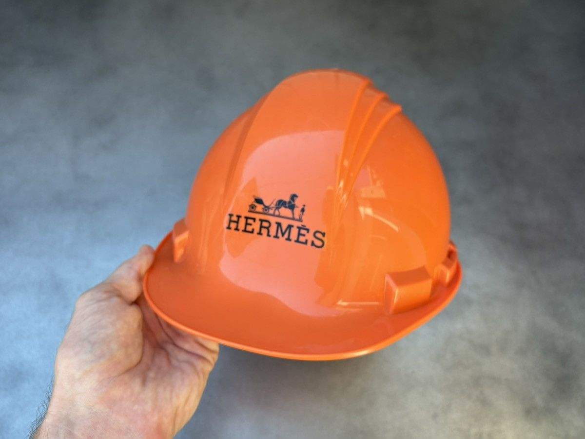 Designer × Hermes 2008 Hermes Hard Hat Hermès Toronto Construction Helmet Y2K Size ONE SIZE - 19 Thumbnail