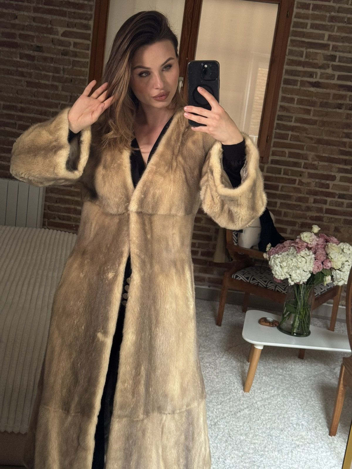 Other Vintage Mink Fur Coat Custom Made Size S / US 4 / IT 40 - 11 Thumbnail