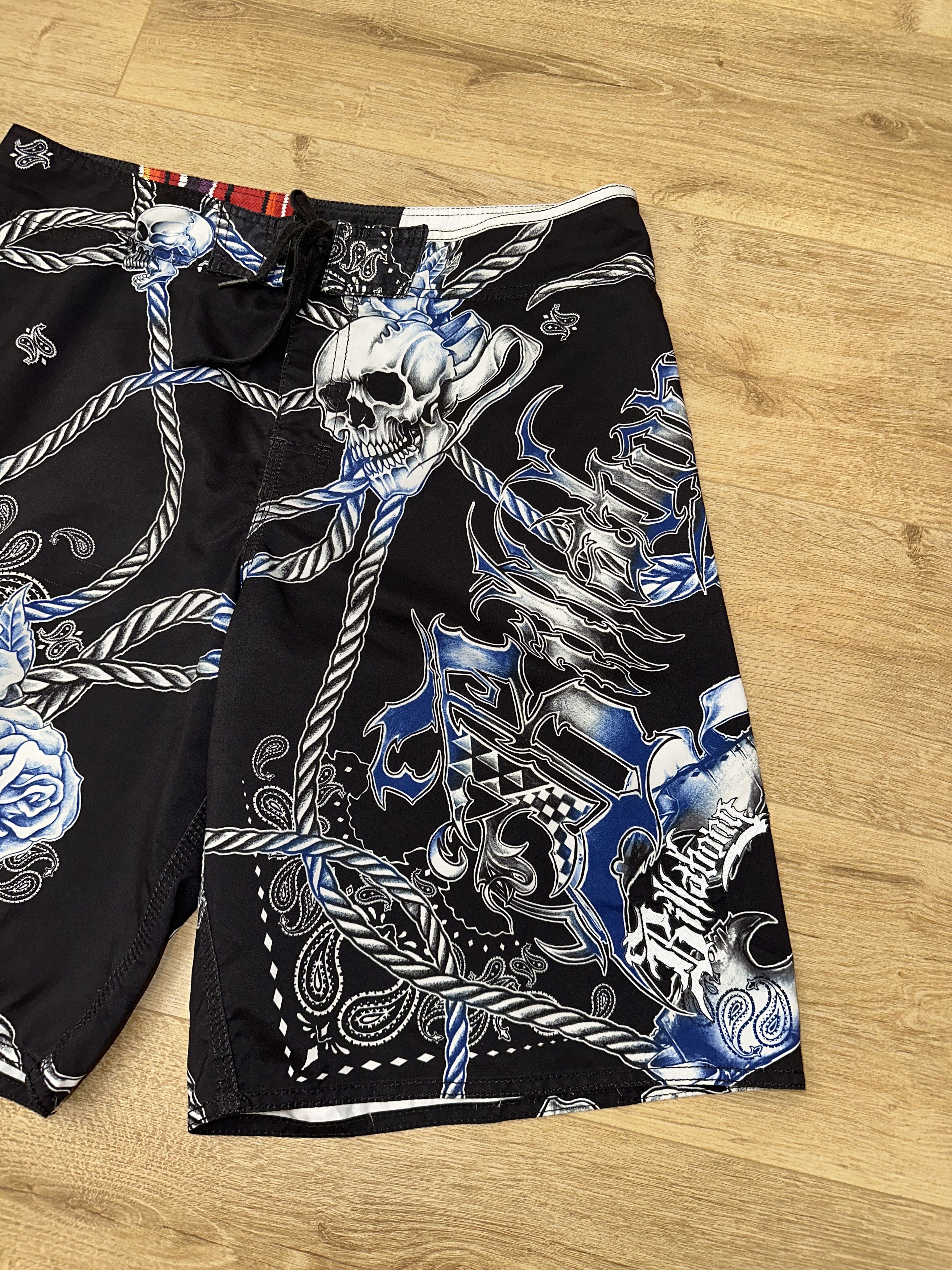 Billabong Billabong Skull Roses Board Shorts Surf Swim Trunks Size 36 Size US 36 / EU 52 - 5 Thumbnail