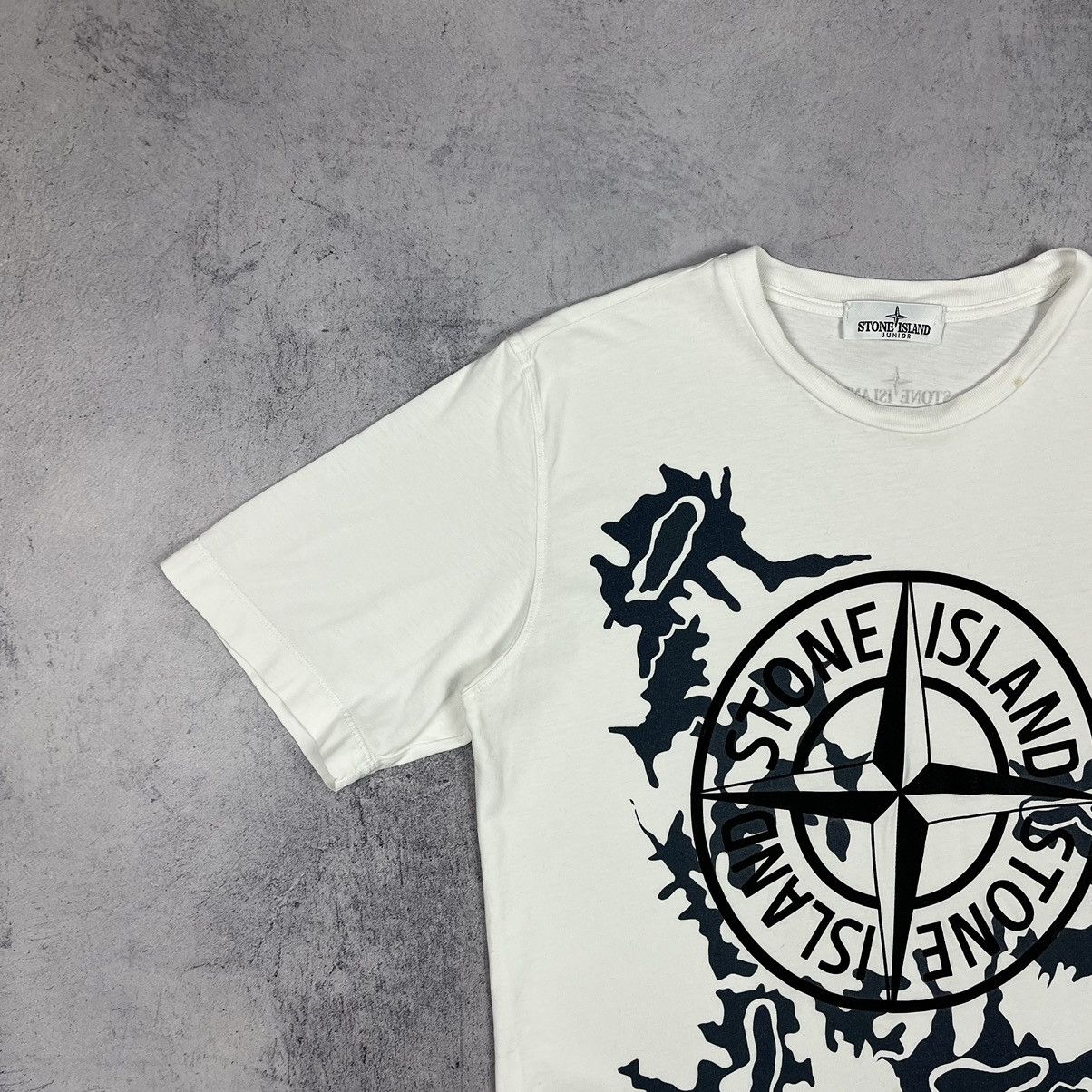 Stone Island Vintage Stone Island Junior big logo T Shirt 00’s Size US S / EU 44-46 / 1 - 4 Thumbnail