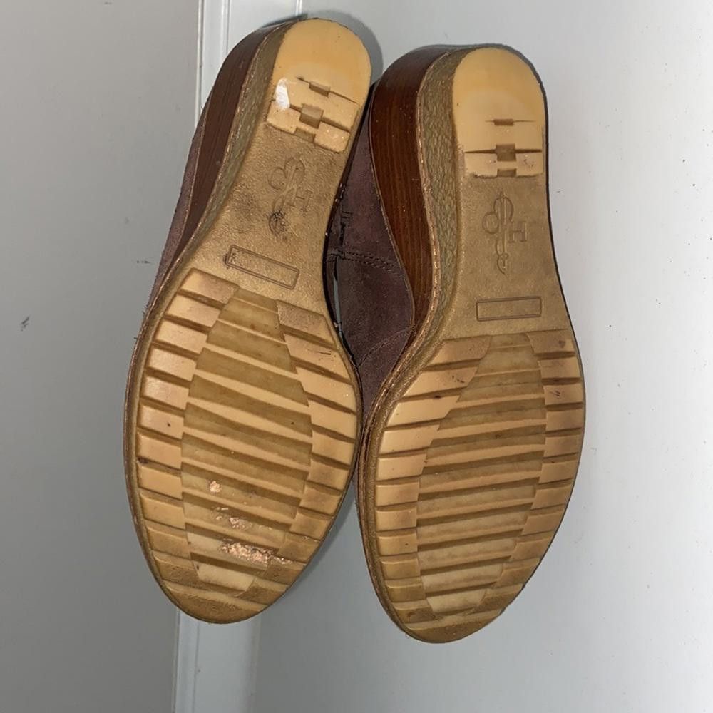 Cole Haan Cole Haan l Rayna Suede Wedge Bootie in Chestnut Size 5.5 Size US 5.5 / IT 35.5 - 9 Thumbnail