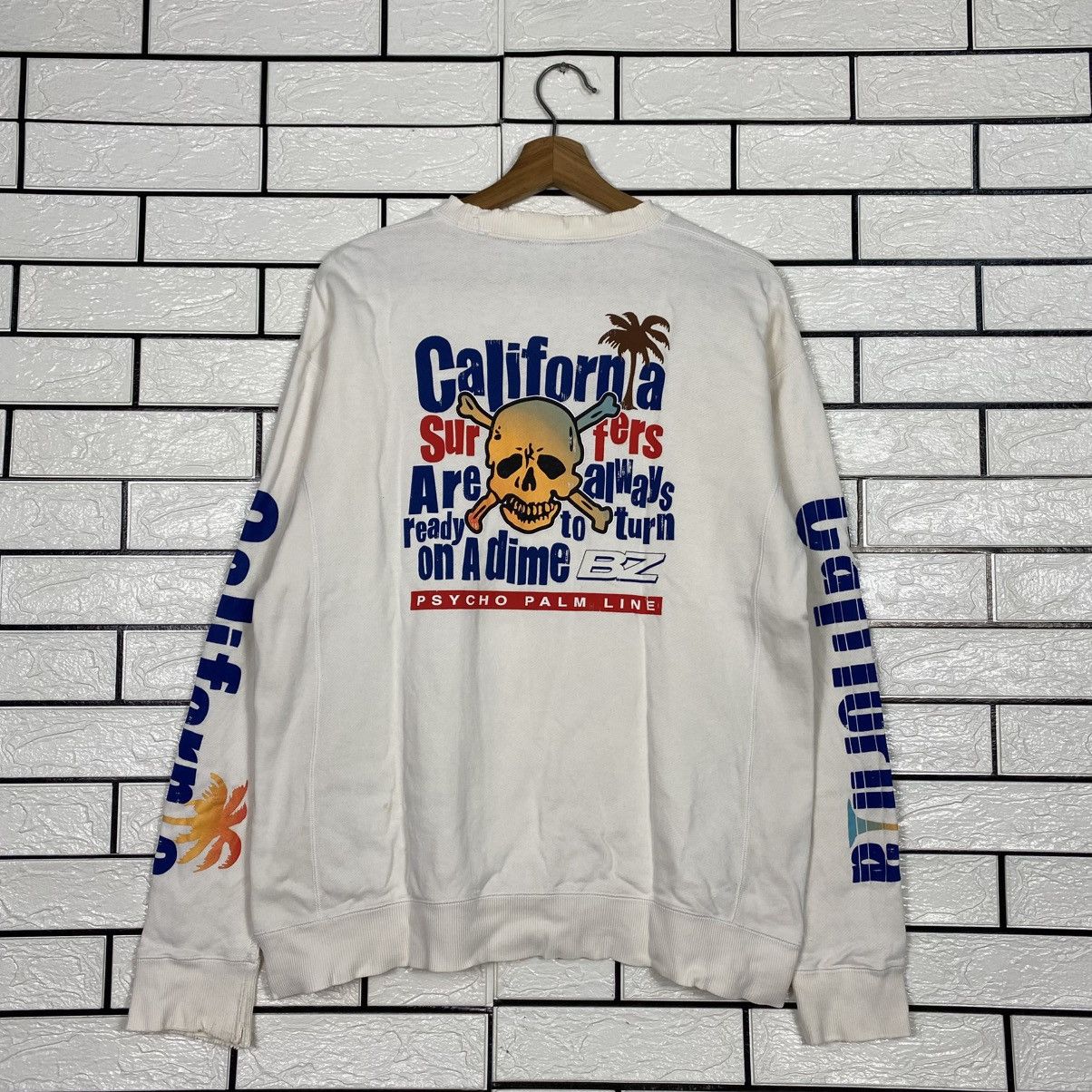 Japanese Brand 📌BZ California Sun Wear Psycho Palm Line Big Logo Size US M / EU 48-50 / 2 - 1 Thumbnail