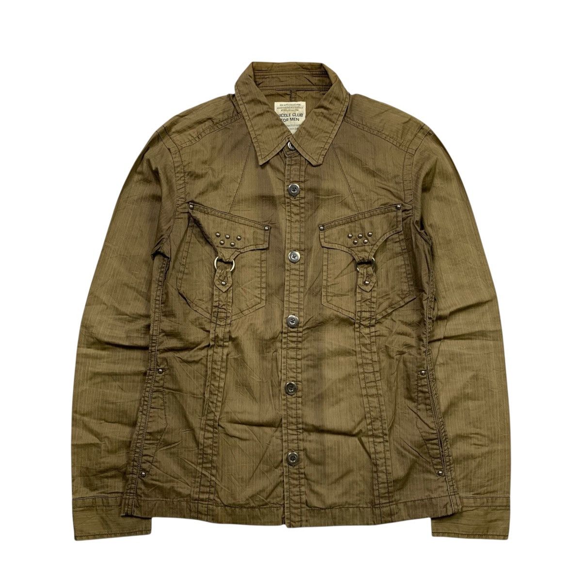 14th Addiction Nicole Club For Men Studded Long Shirt ifsix GOA Style Size US M / EU 48-50 / 2 - 1 Thumbnail
