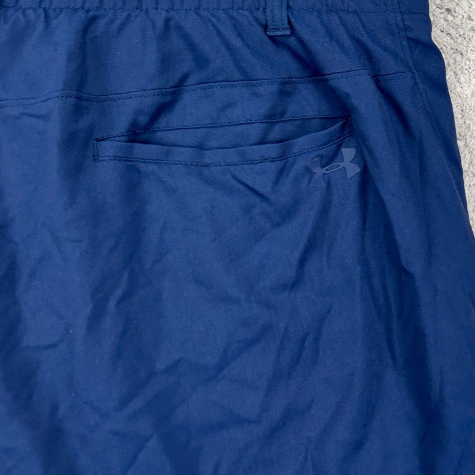 Under Armour Under Armour The Showdown Pants Golf Blue Flat Front Straight Leg Athletic Mens 38x32 URL Secure? Size US 38 / EU 54 - 7 Thumbnail