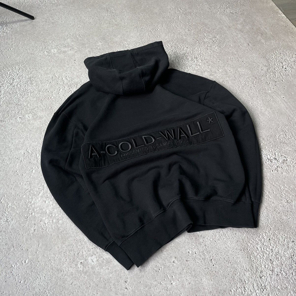A-COLD-WALL* A Cold Wall Embroidered Big Logo Black Hoodie Size US S / EU 44-46 / 1 - 3 Thumbnail