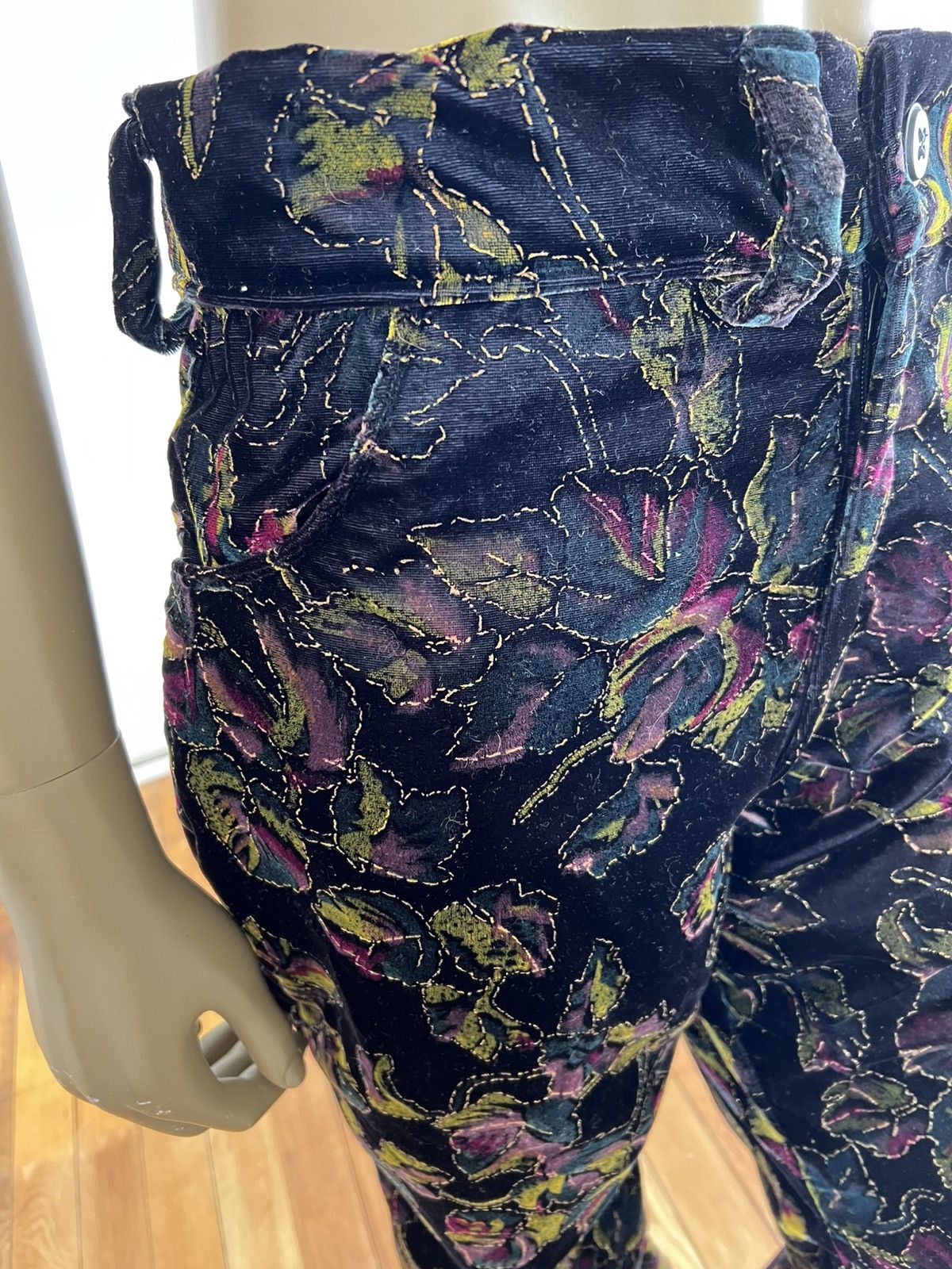 Other Velvet bell bottoms Jeans 32 By Anna Herman Size US 32 / EU 48 - 2 Thumbnail