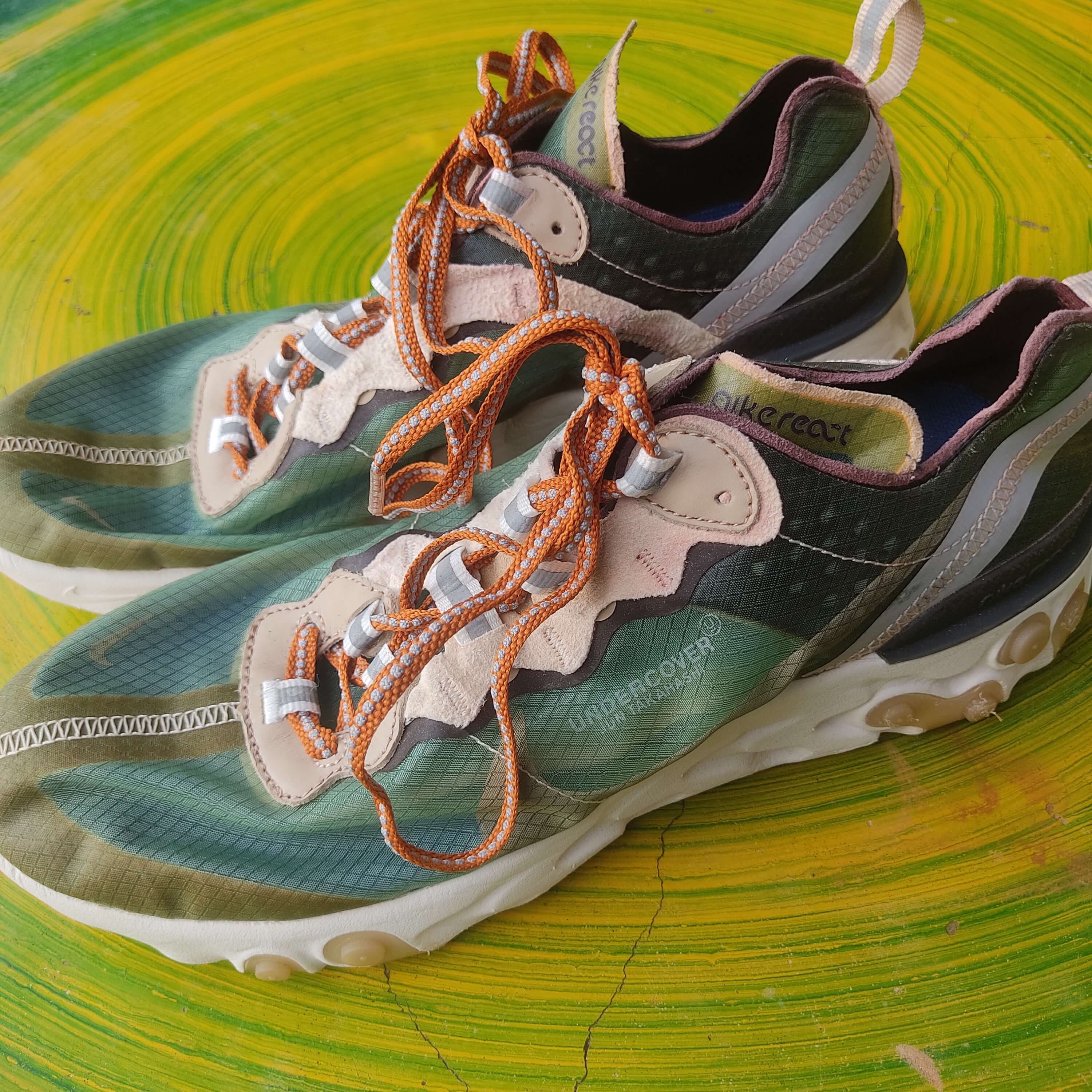 Undercover UNDERCOVER Jun Takahashi NIKE REACT Element 87 Sneaker Shoes |  Grailed