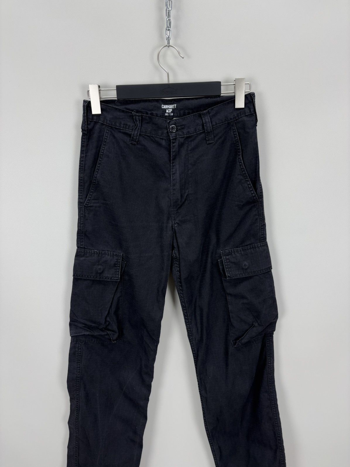 Carhartt Mens cargo pants Carhartt Size 28x32 Color Black Size US 28 / EU 44 - 2 Thumbnail