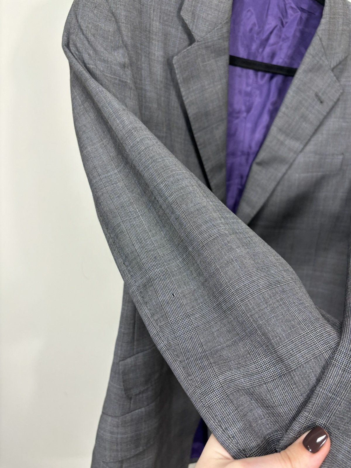 Paul Smith Paul Smith 2-Buttons Gray Formal Luxury Wool Blazer Jacket Size 42R - 9 Thumbnail