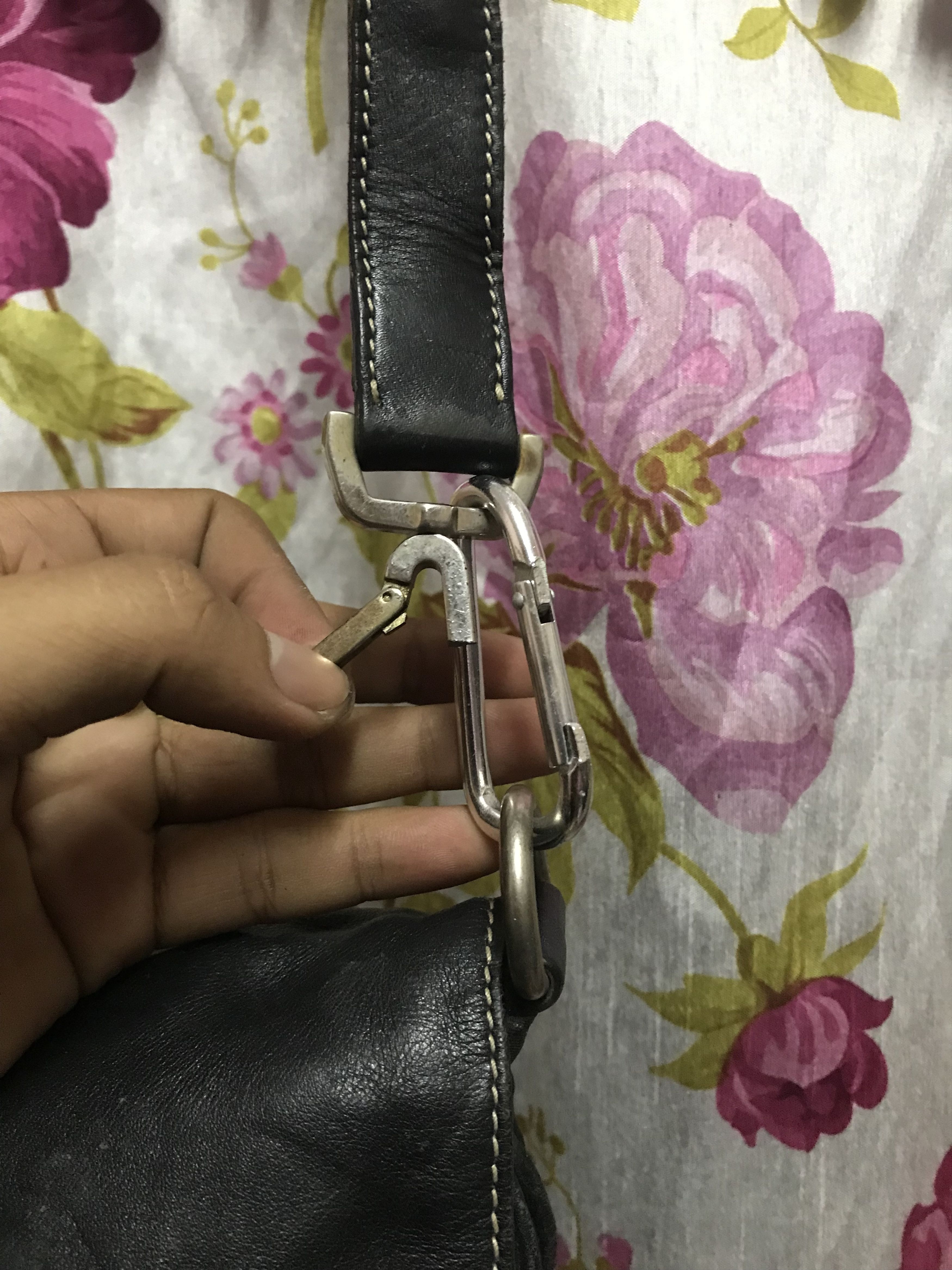 Prada Authentic Prada Glace Calf Leather Shoulder Size ONE SIZE - 13 Thumbnail