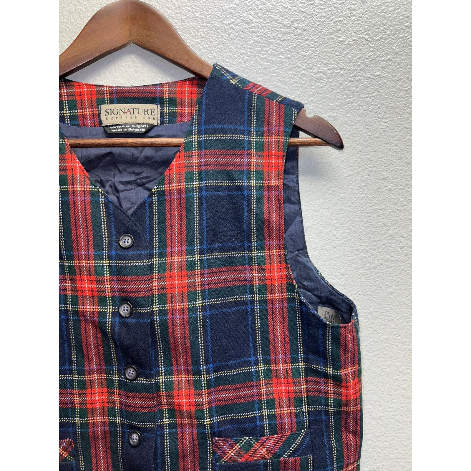 Vintage Womens Signature Expressions Sweater Vest Top Medium Size L / US 10 / IT 46 - 5 Thumbnail