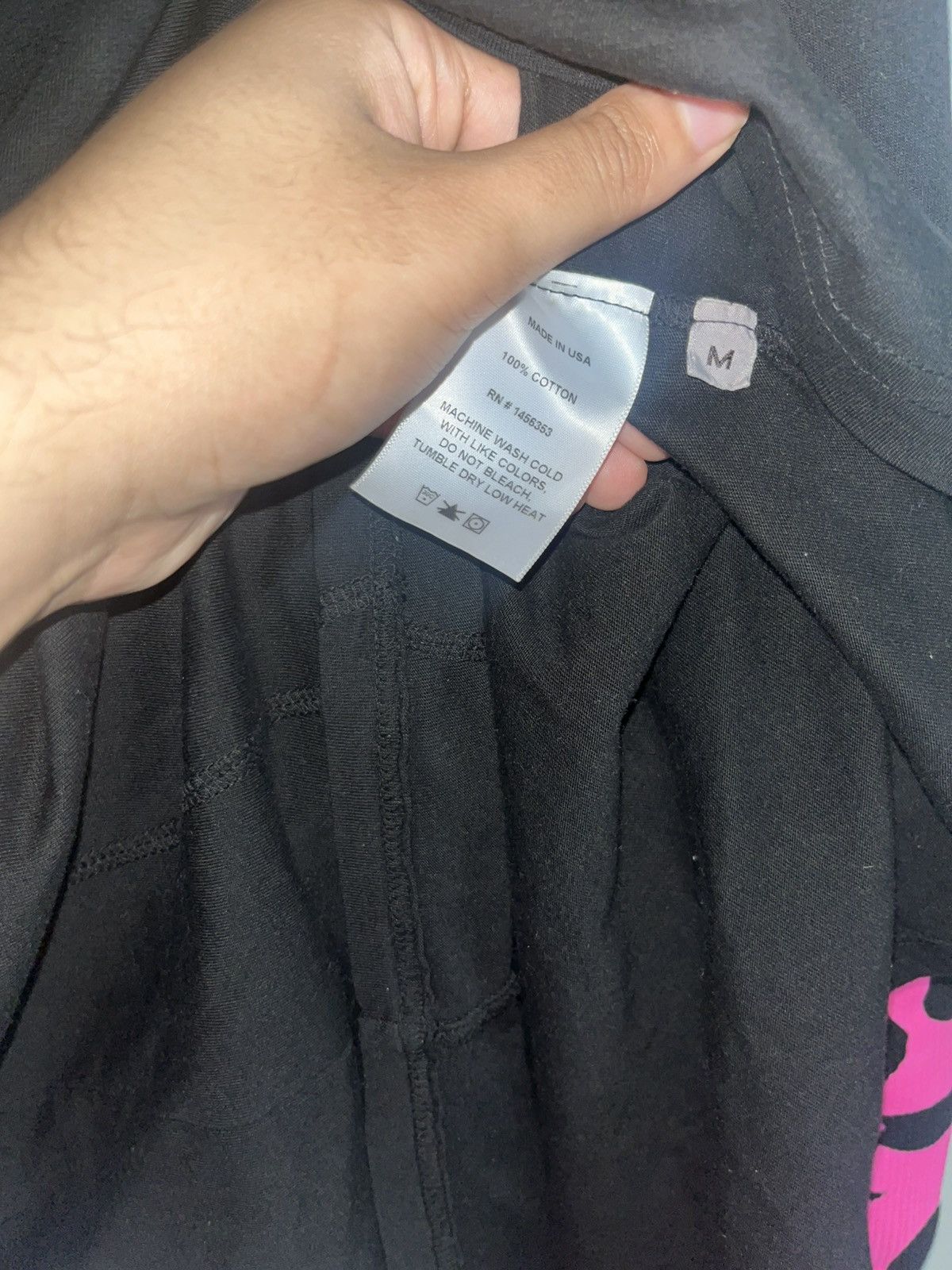 Endless Endless Denim Black/Pink Long Sleeve Thermal Tee Size US M / EU 48-50 / 2 - 6 Thumbnail