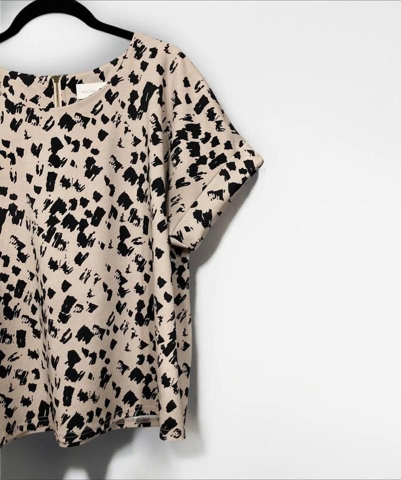 Designer MELLÖDAY Women's Abstract Print Top - Size M Size M / US 6-8 / IT 42-44 - 6 Thumbnail