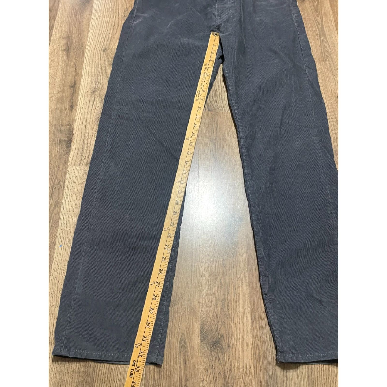 Dockers DOCKERS Pants Mens Size 34x32.5 Gray Straight Pockets Regular Inseam 32.5 Front Flat Ankle Casual Vintage No Size US 34 / EU 50 - 6 Thumbnail