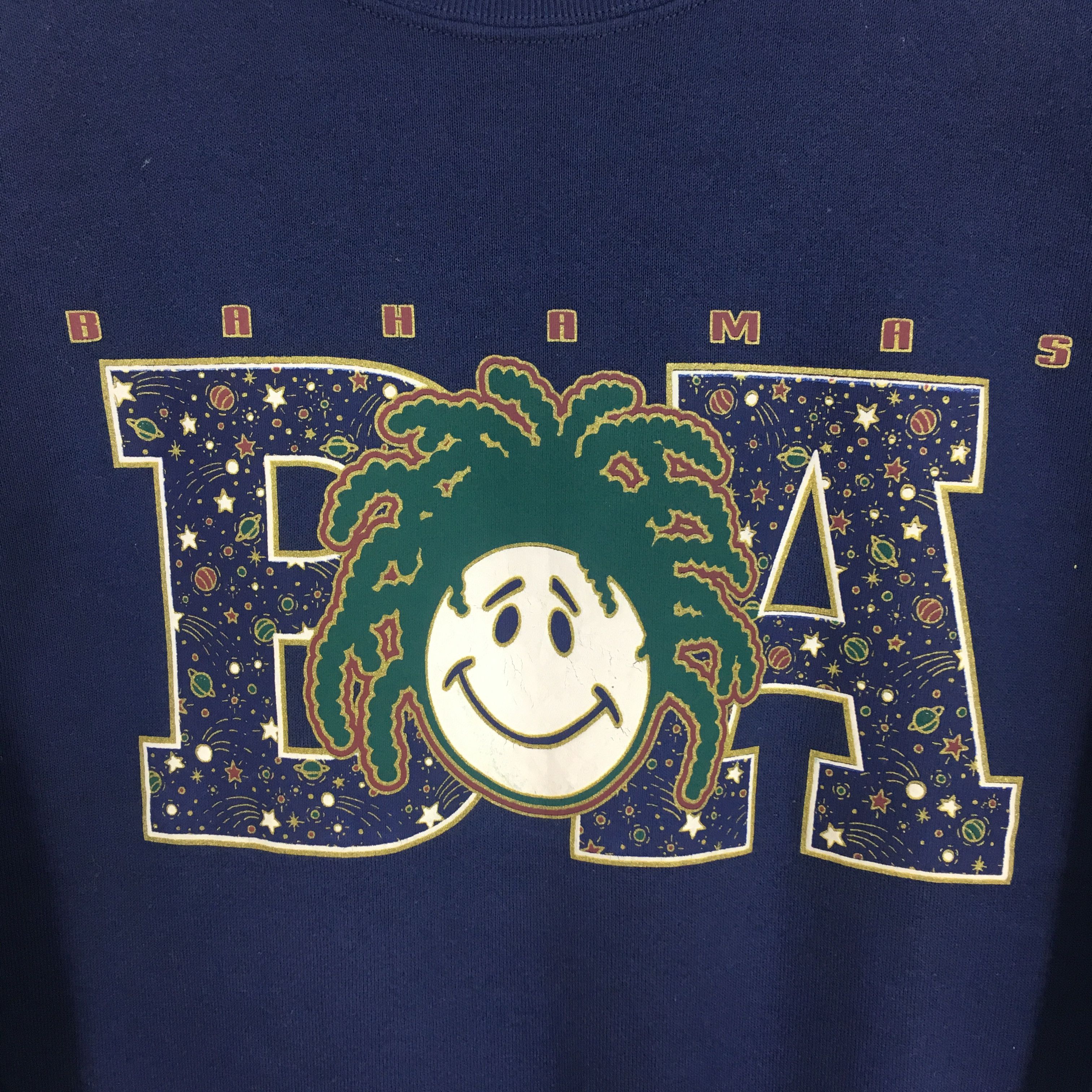Tommy Bahama Vintage 90's Bahamas Blue Sweatshirt Large- 408 Size US L / EU 52-54 / 3 - 4 Thumbnail