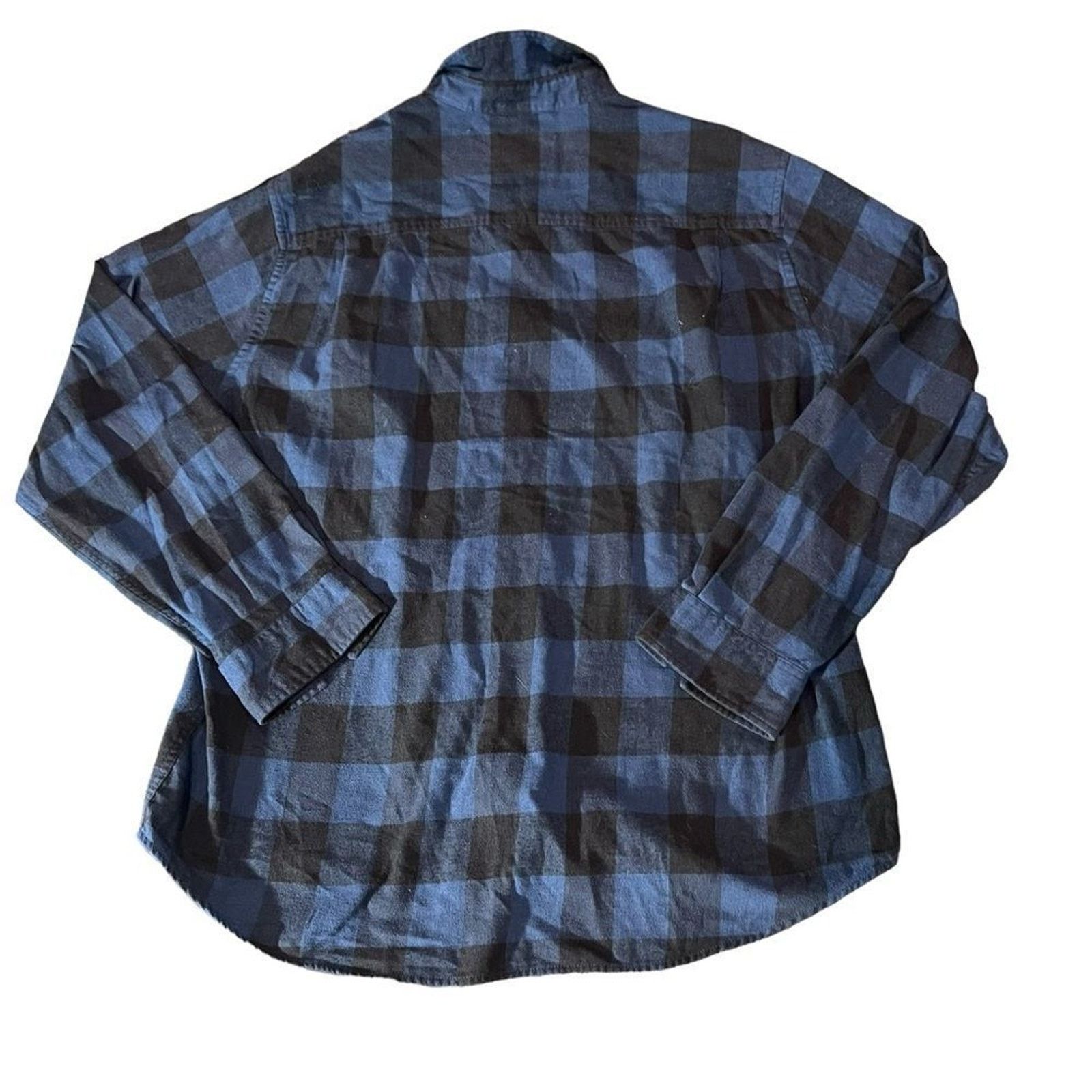 Weatherproof Weatherproof Vintage Shirt Mens XL Blue Black Plaid Flannel Size US XL / EU 56 / 4 - 4 Thumbnail