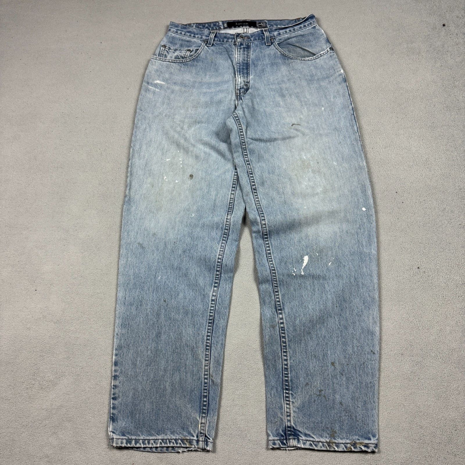 Levi's Vintage Clothing VTG Levi's SilverTab Jeans W33 L34 Paint Splatter Baggy Size US 33 - 12 Thumbnail